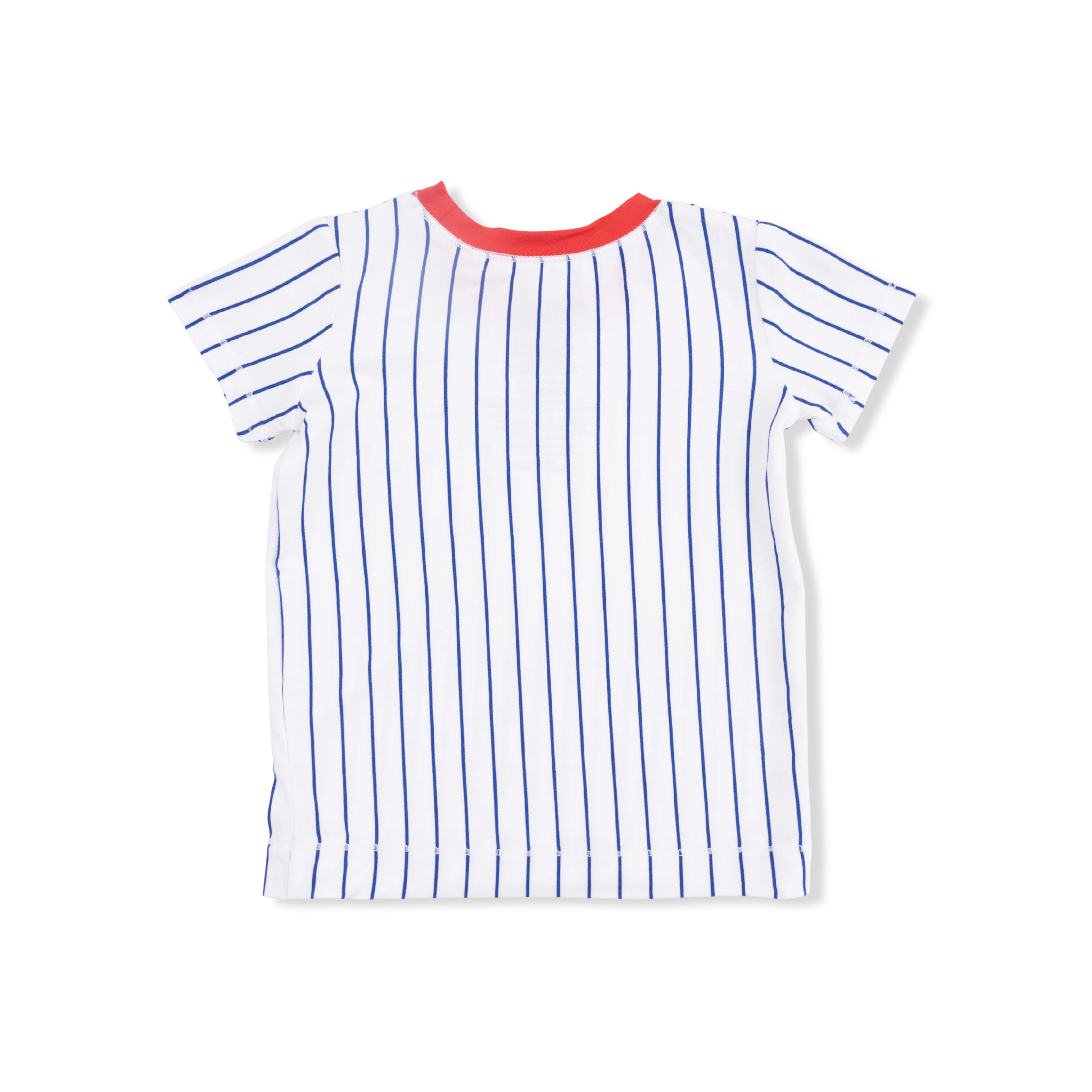 Baseball Stripe - Loungewear Short Set - Image 4