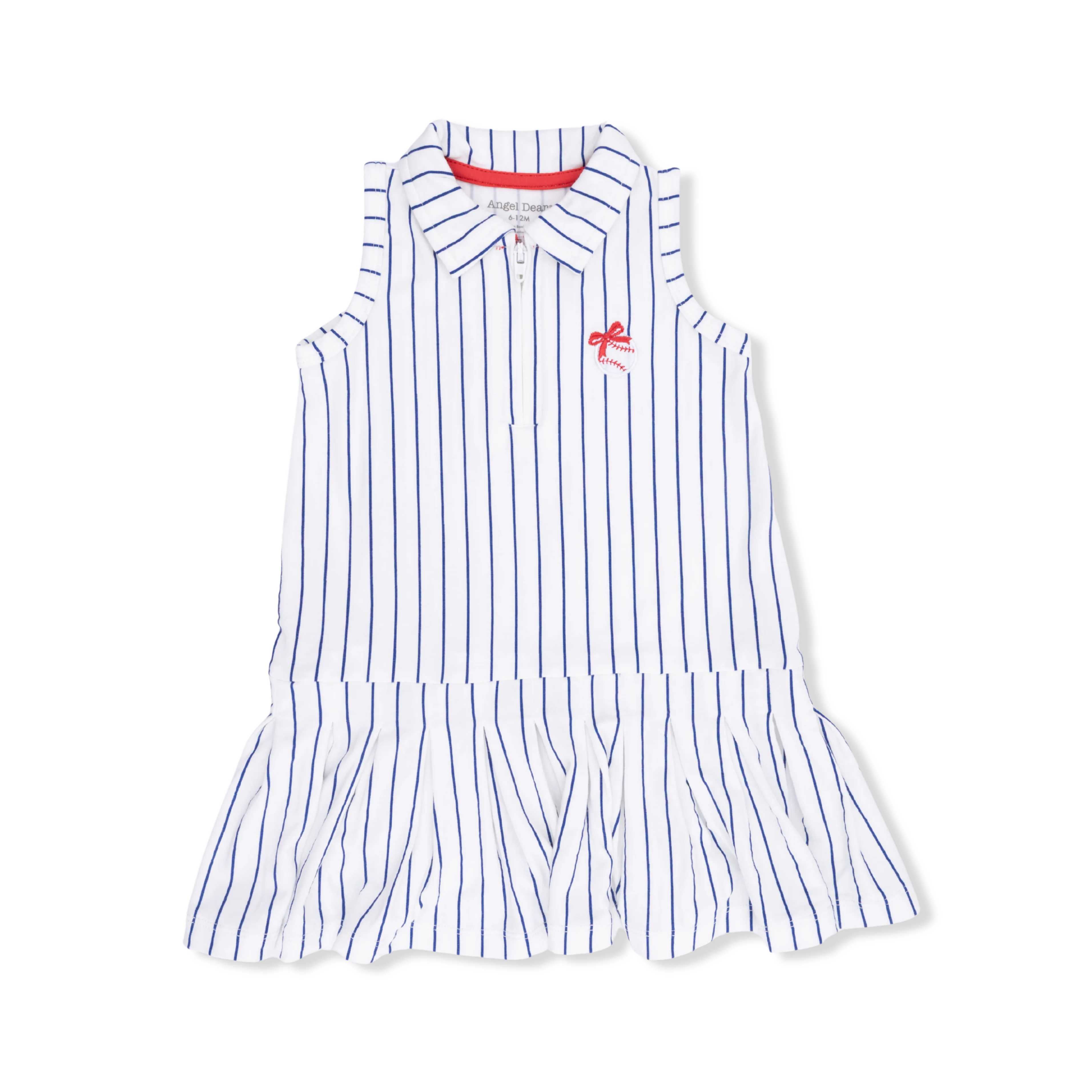 Baseball Stripe - Polo Dress with Cartwheel Short - Image 3