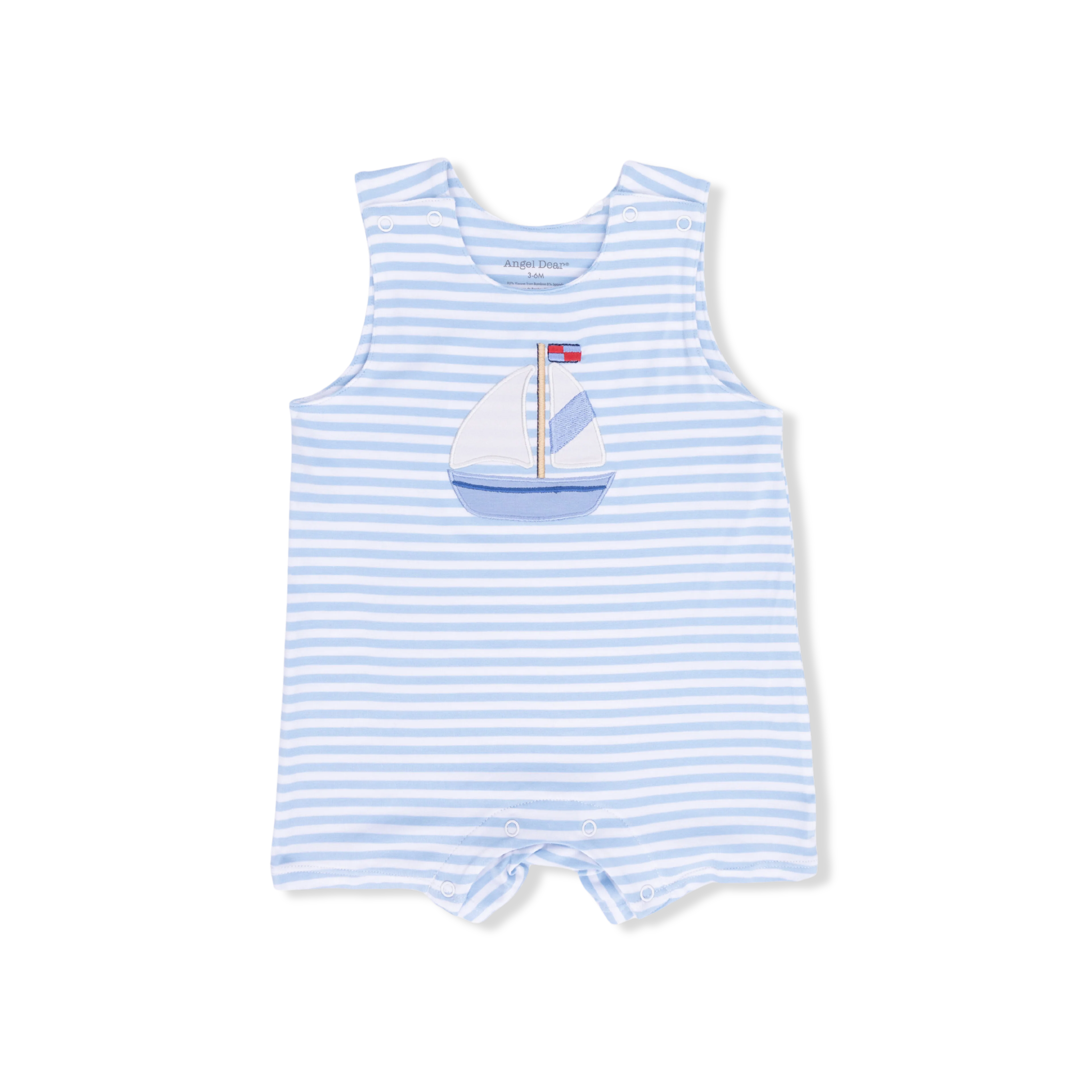 Bubbly Sailboat Stripe - Sleeveless Jon Jon - Image 2