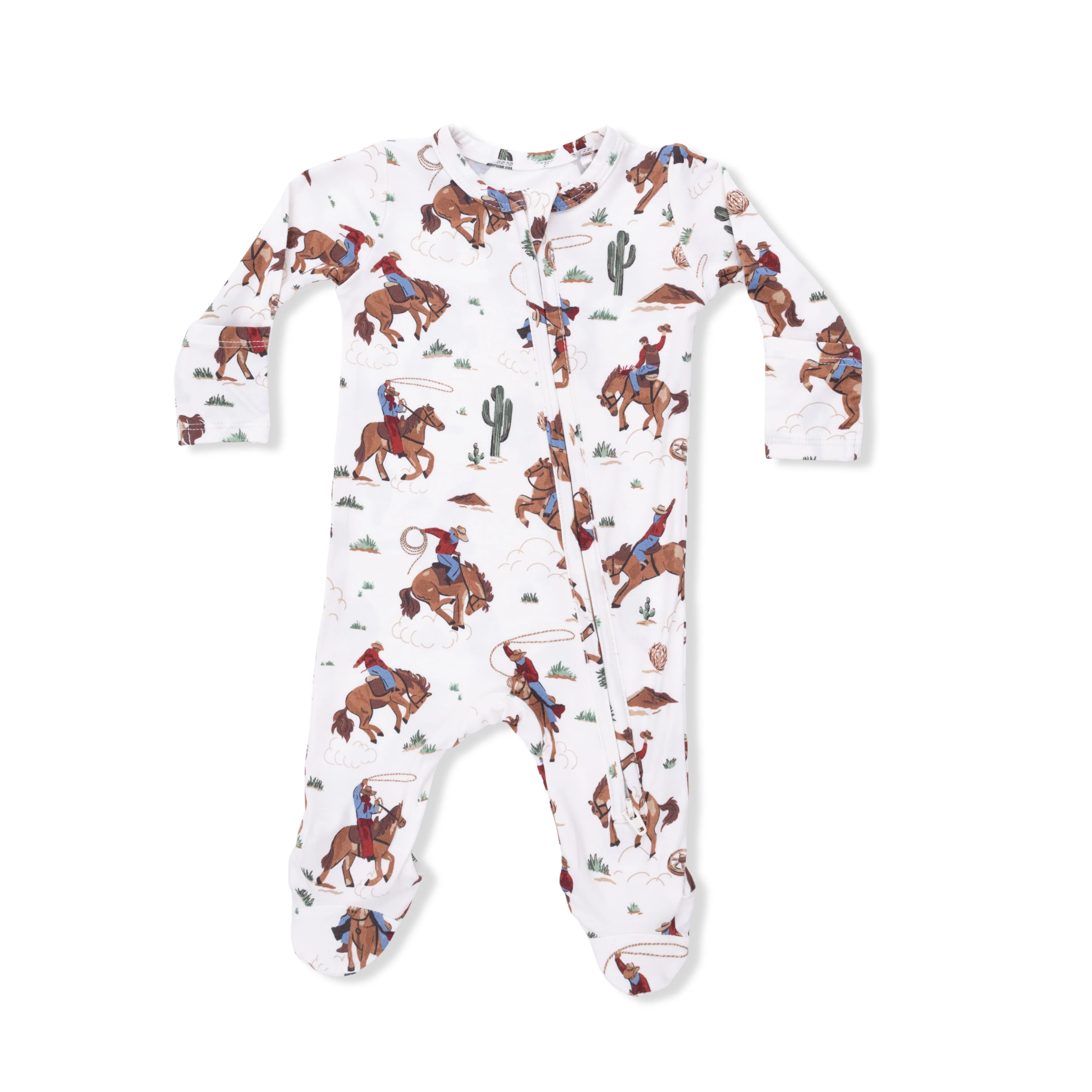 Buckaroo Western - 2 Way Zipper Footie - Image 4