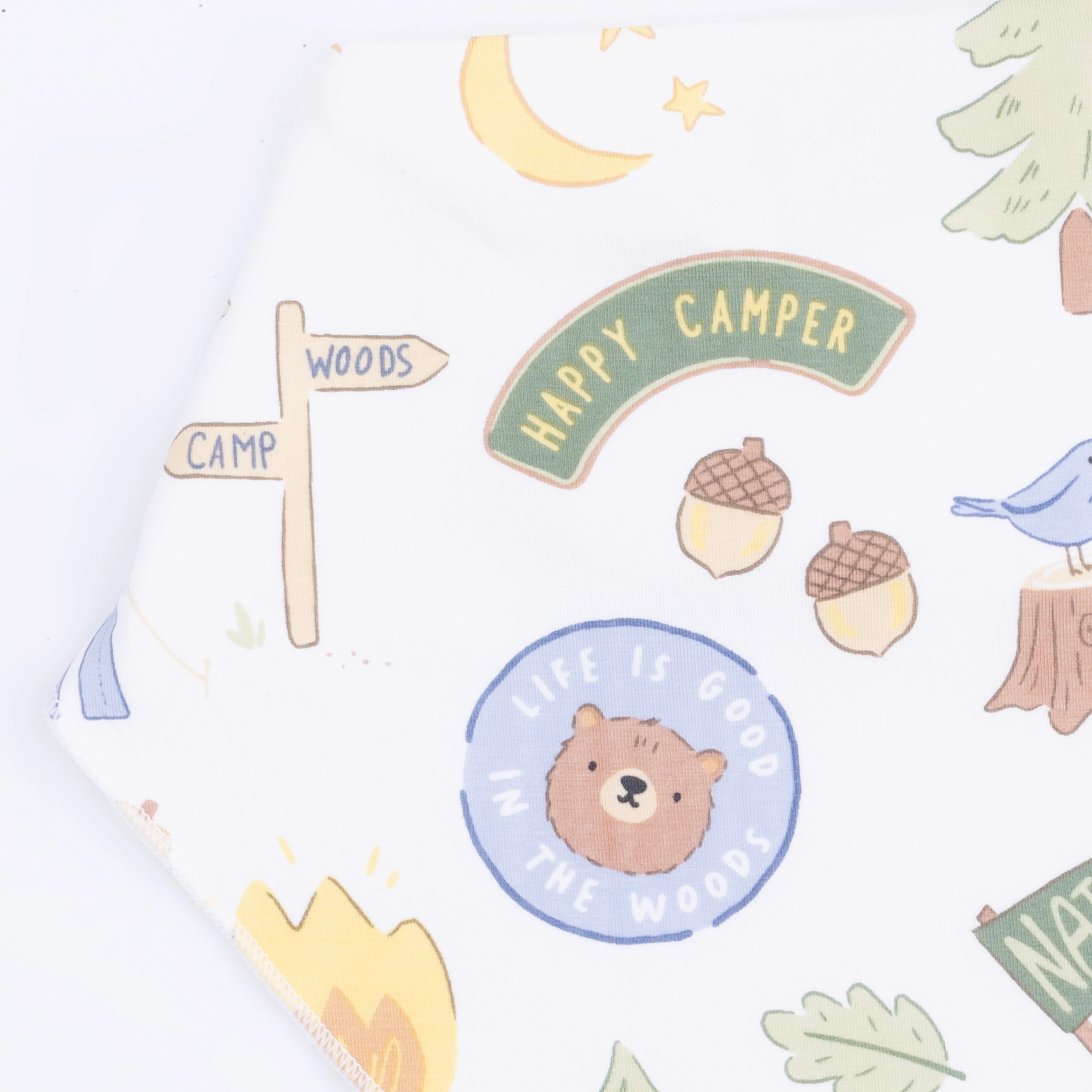 Camping Blue - Bandana Bib - Image 3