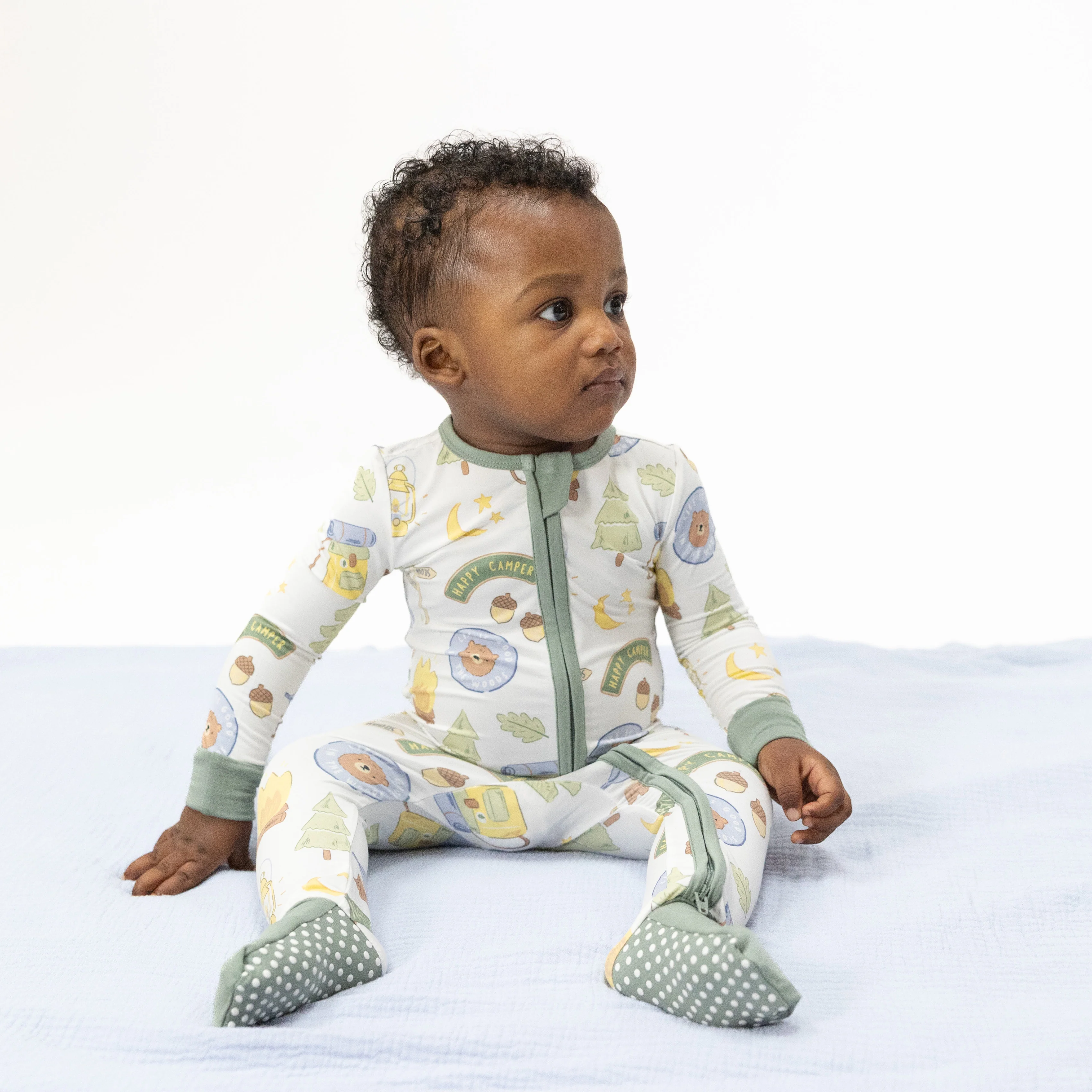 Camping Blue - Convertible Romper