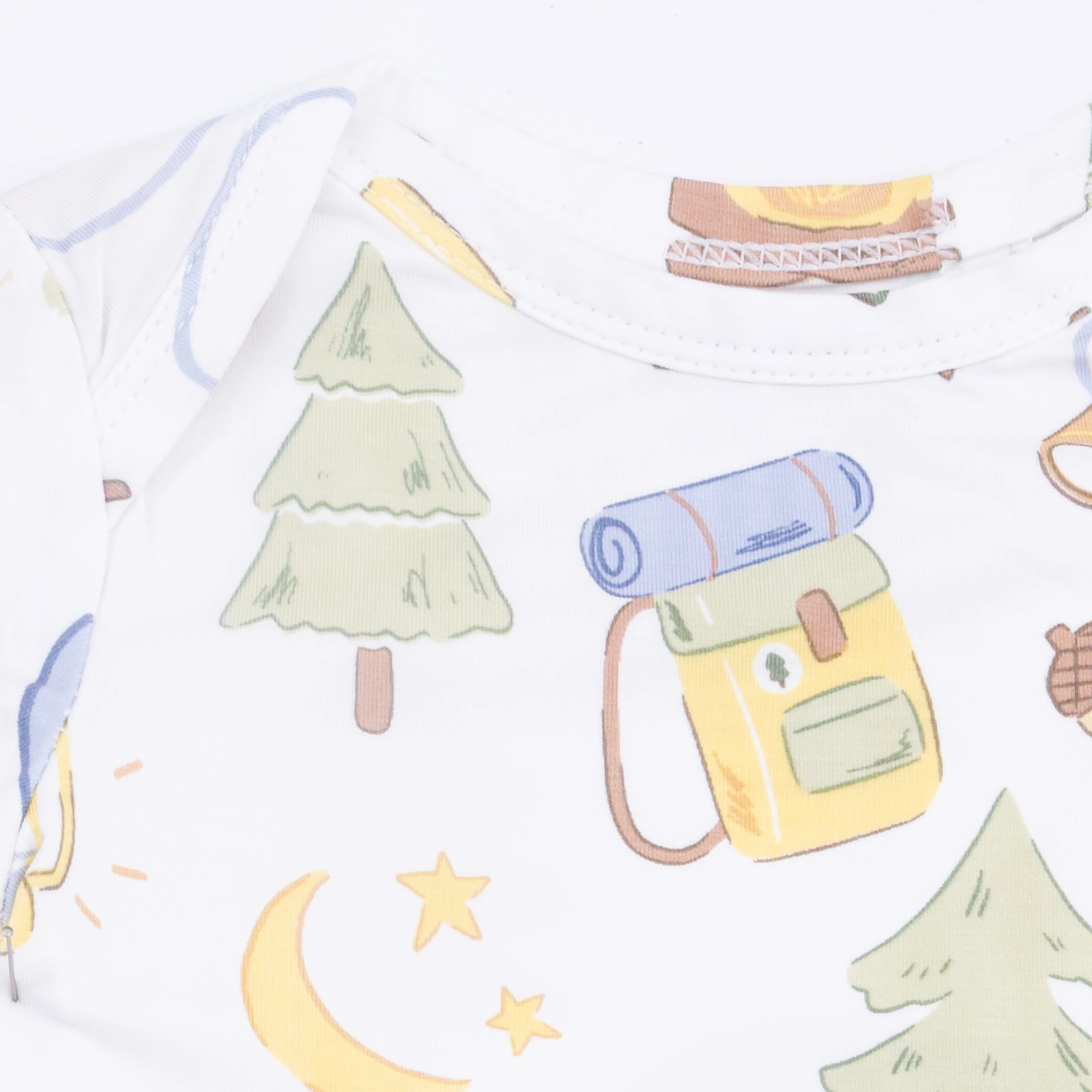 Camping Blue - Short Sleeve Bodysuit - Image 3
