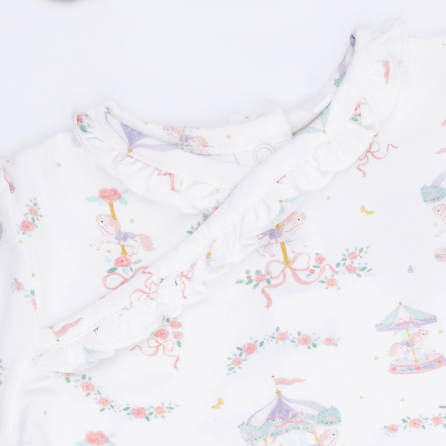 Carousel with Bows - Kimono Gown & Knot Headband - Image 5