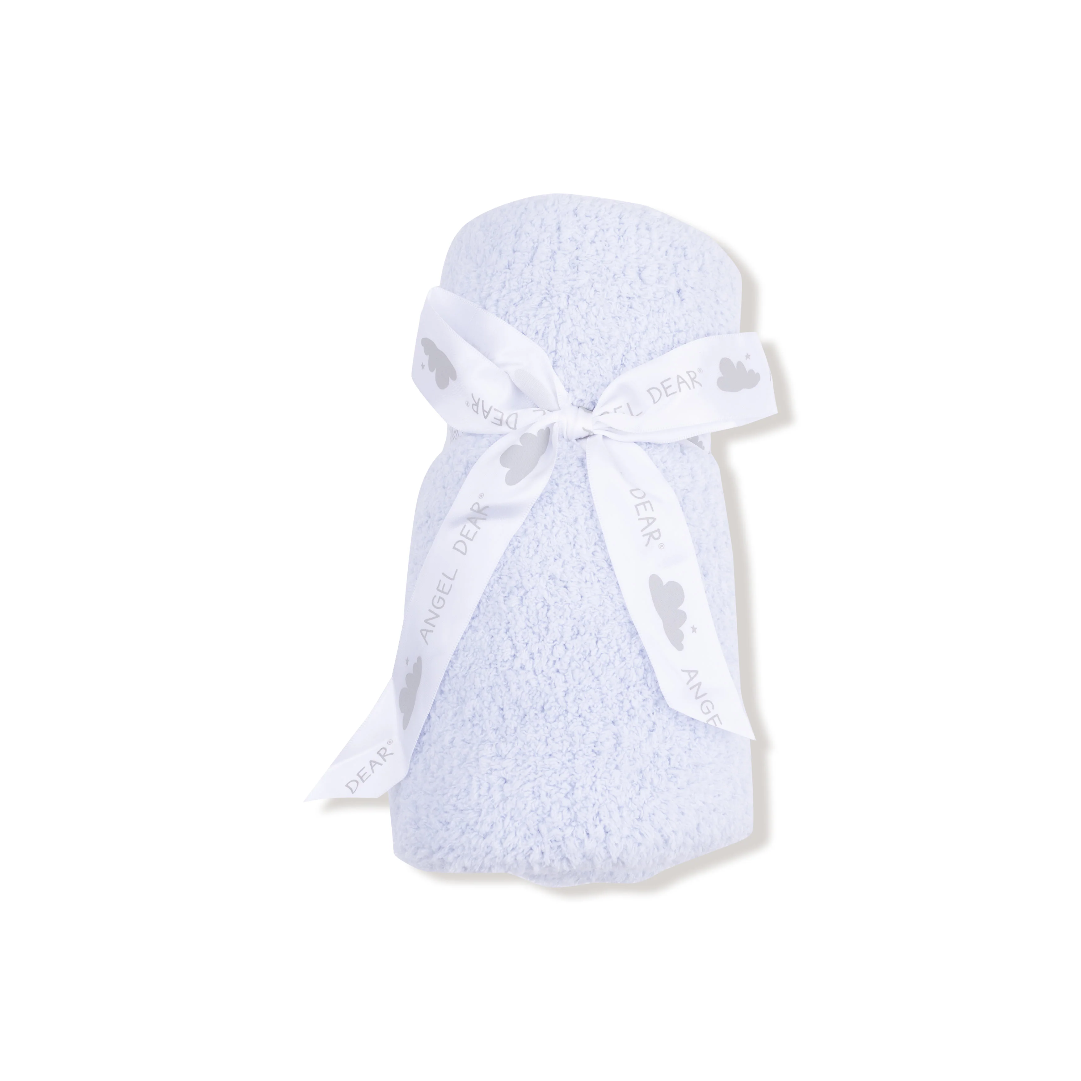 Chenille - Light Blue Stroller Blanket - Image 2
