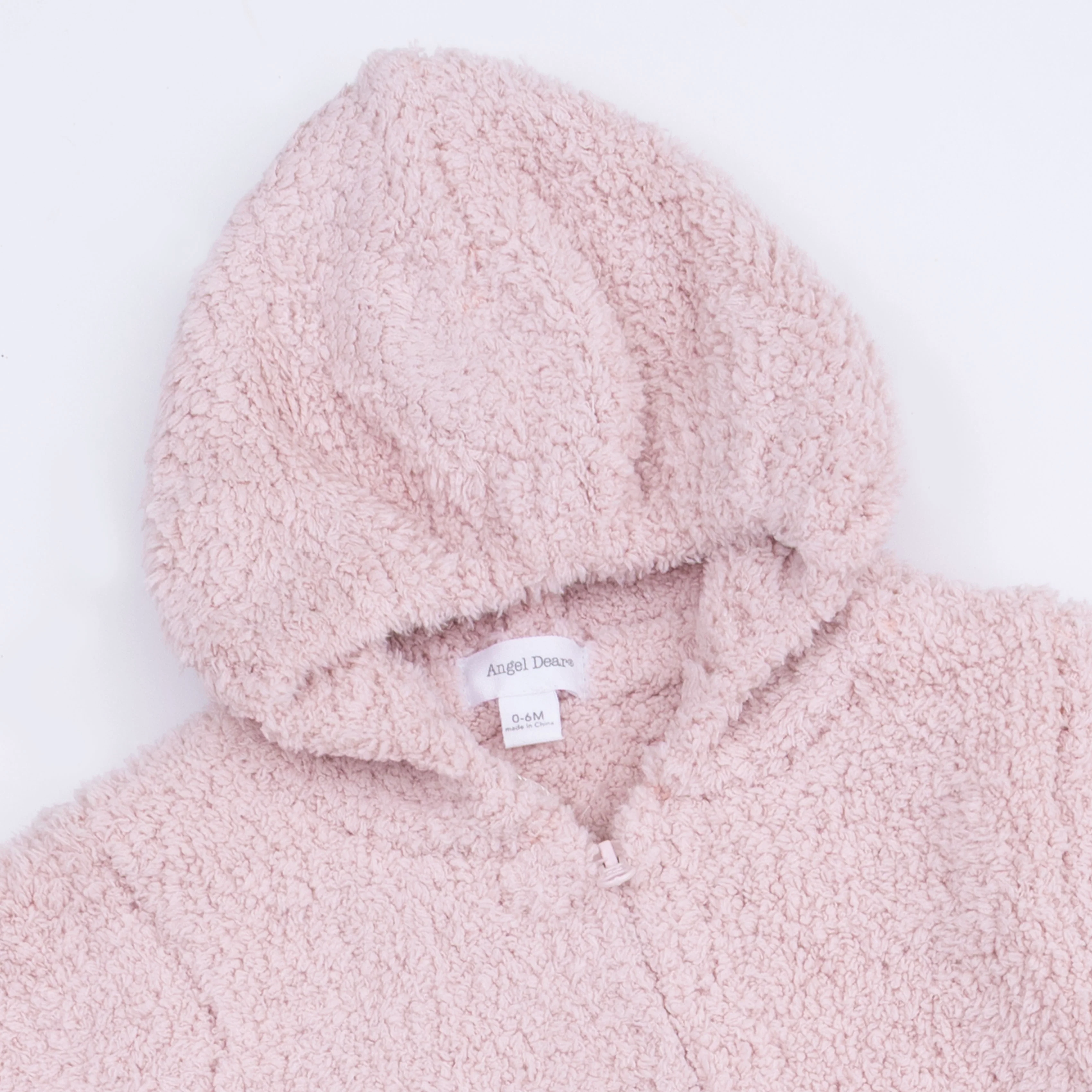 Chenille - Blush Hooded Romper - Image 3