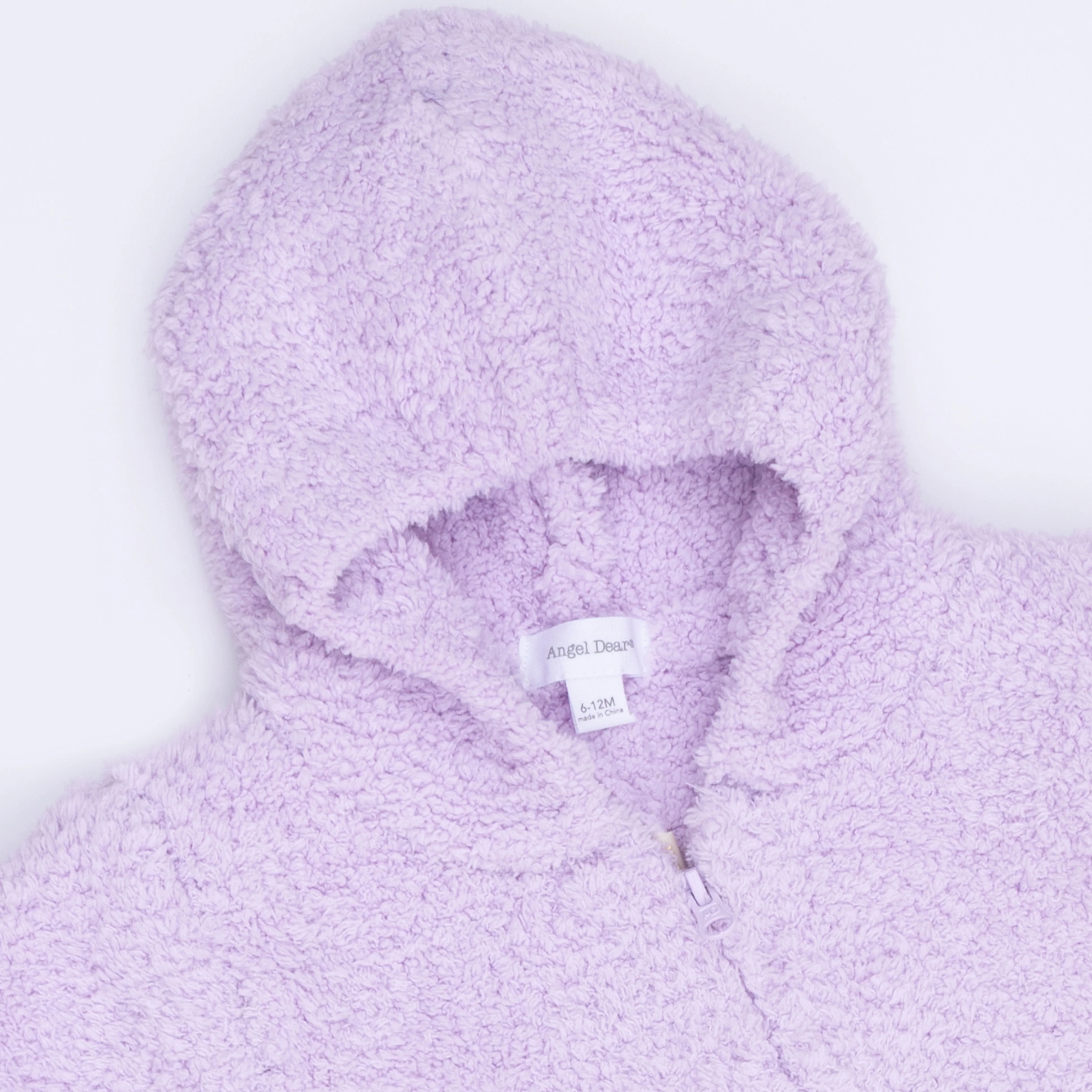 Chenille - Lavender Hooded Romper - Image 3