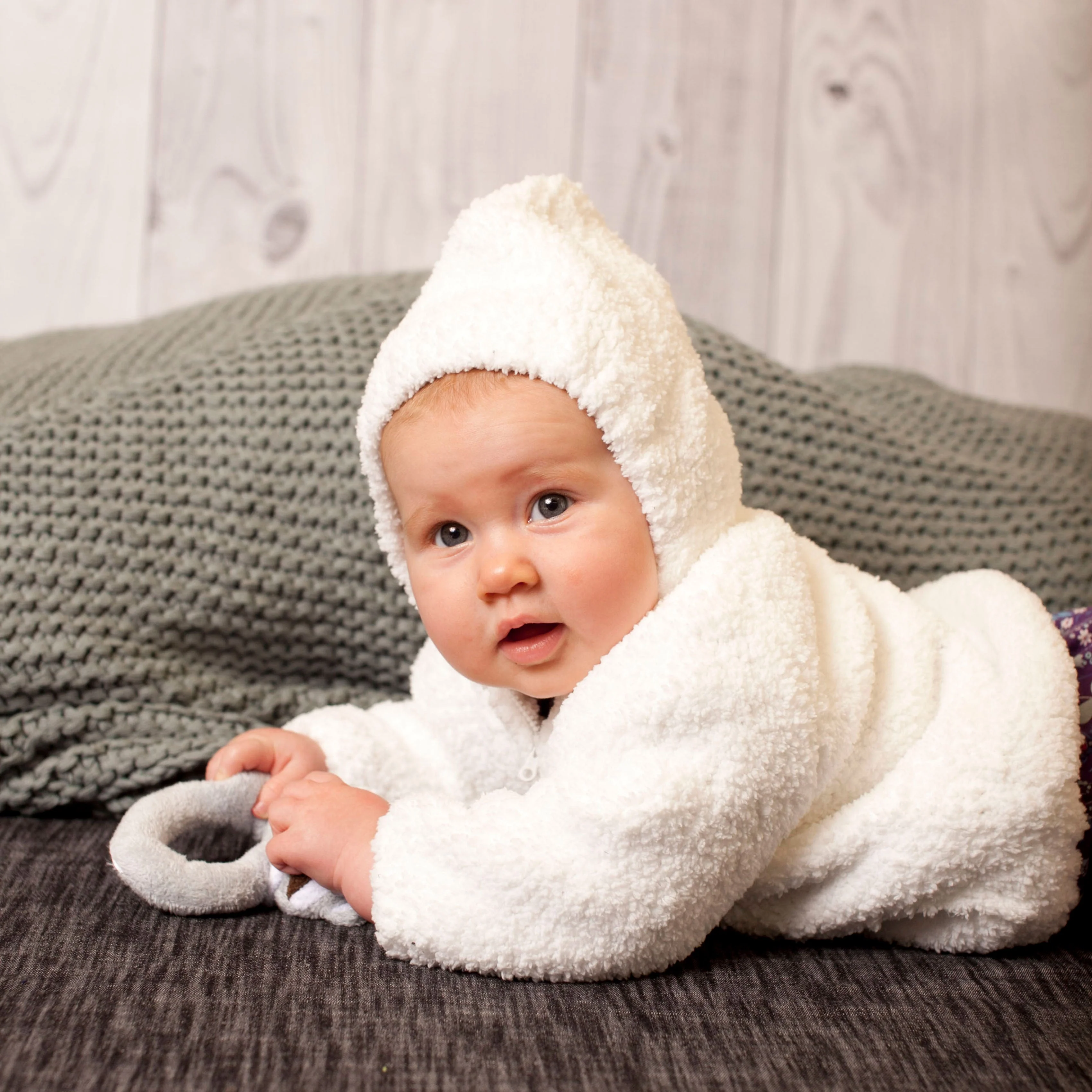 Chenille - White Hooded Jacket - Image 5