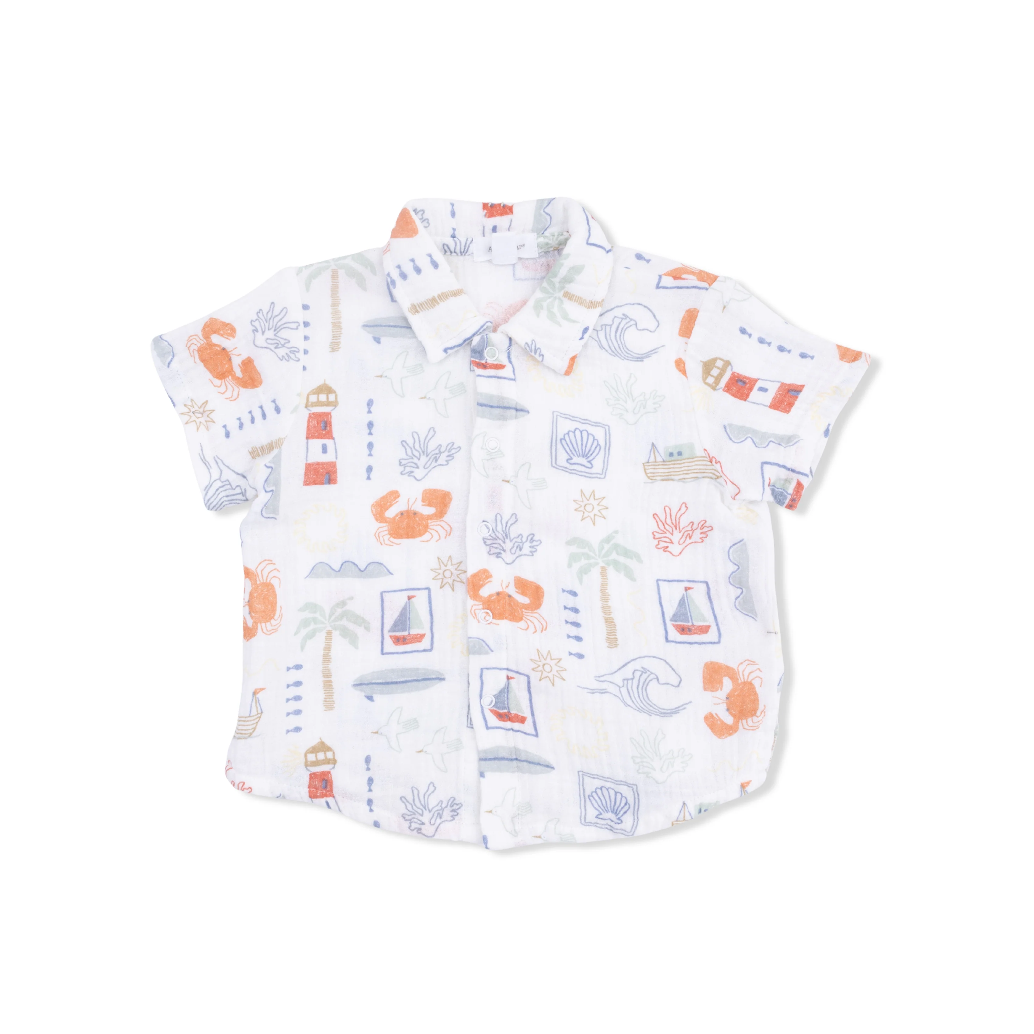 Club Mediterranean - Polo Button Up with Casual Short - Image 3