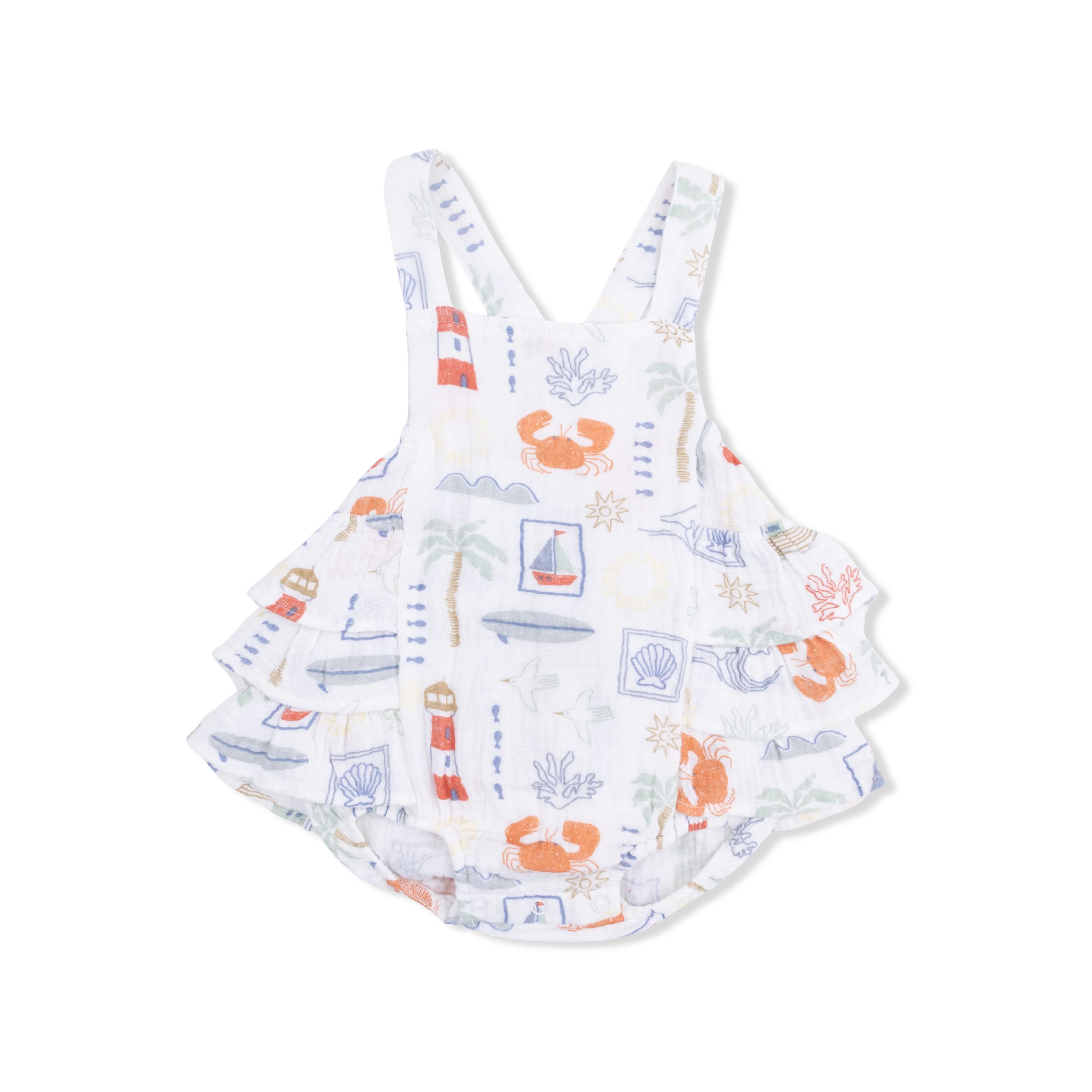 Club Mediterranean - Ruffle Sunsuit - Image 2