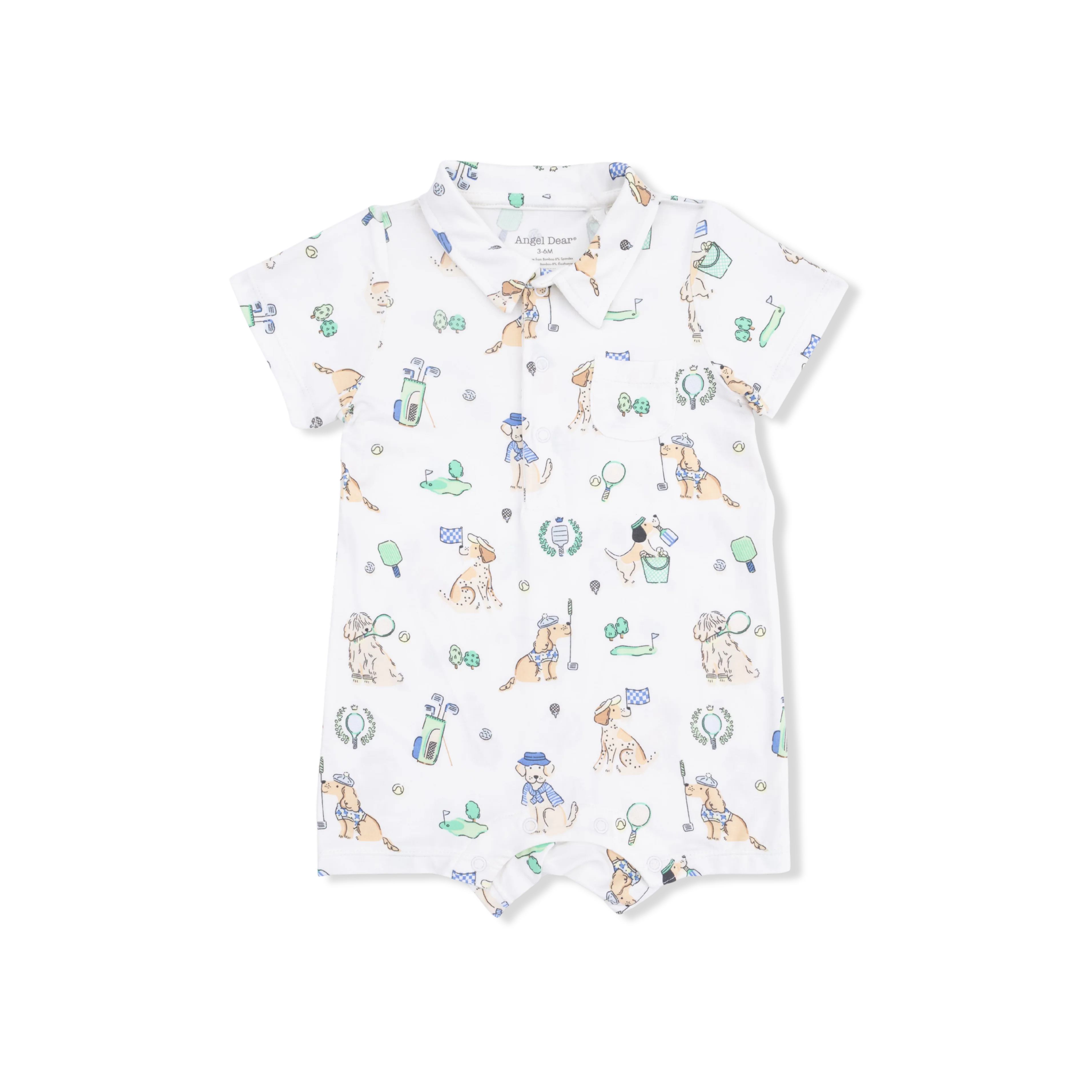 Country Club Dogs Neutral - Polo Shortie - Image 2