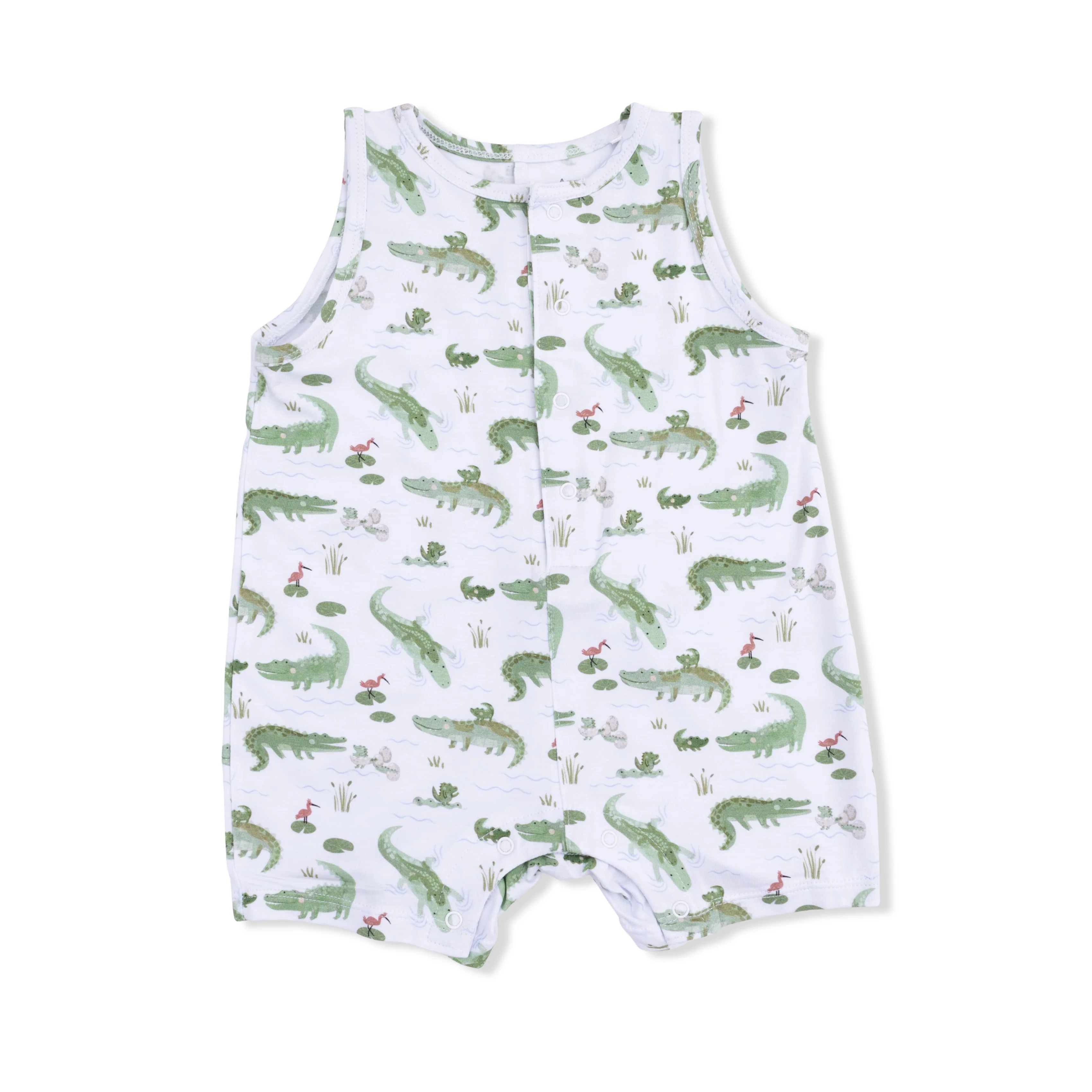 Crayon Alligators - Sleeveless Shortie Romper - Image 2