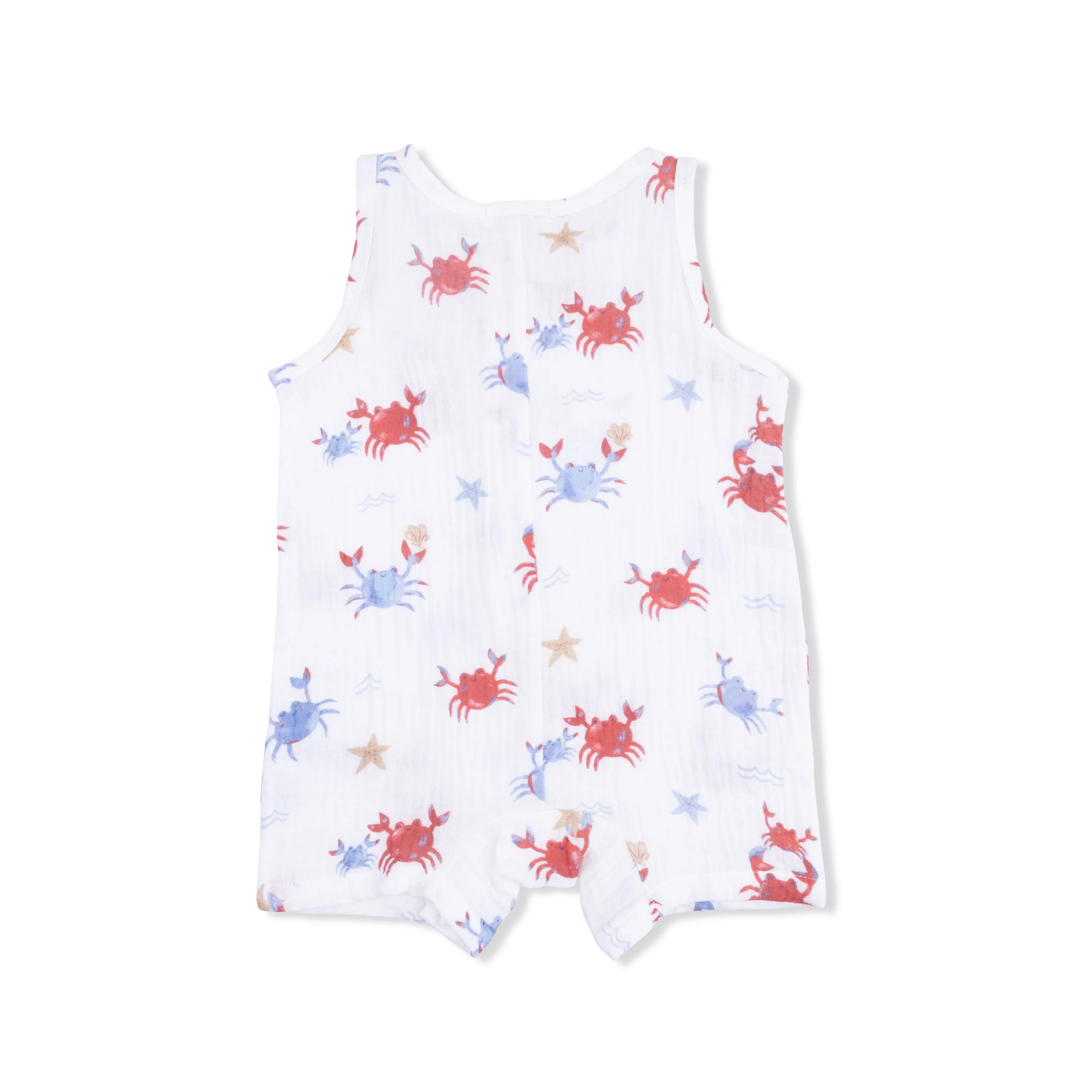 Crayon Crabs - Sleeveless Shortie Romper - Image 2
