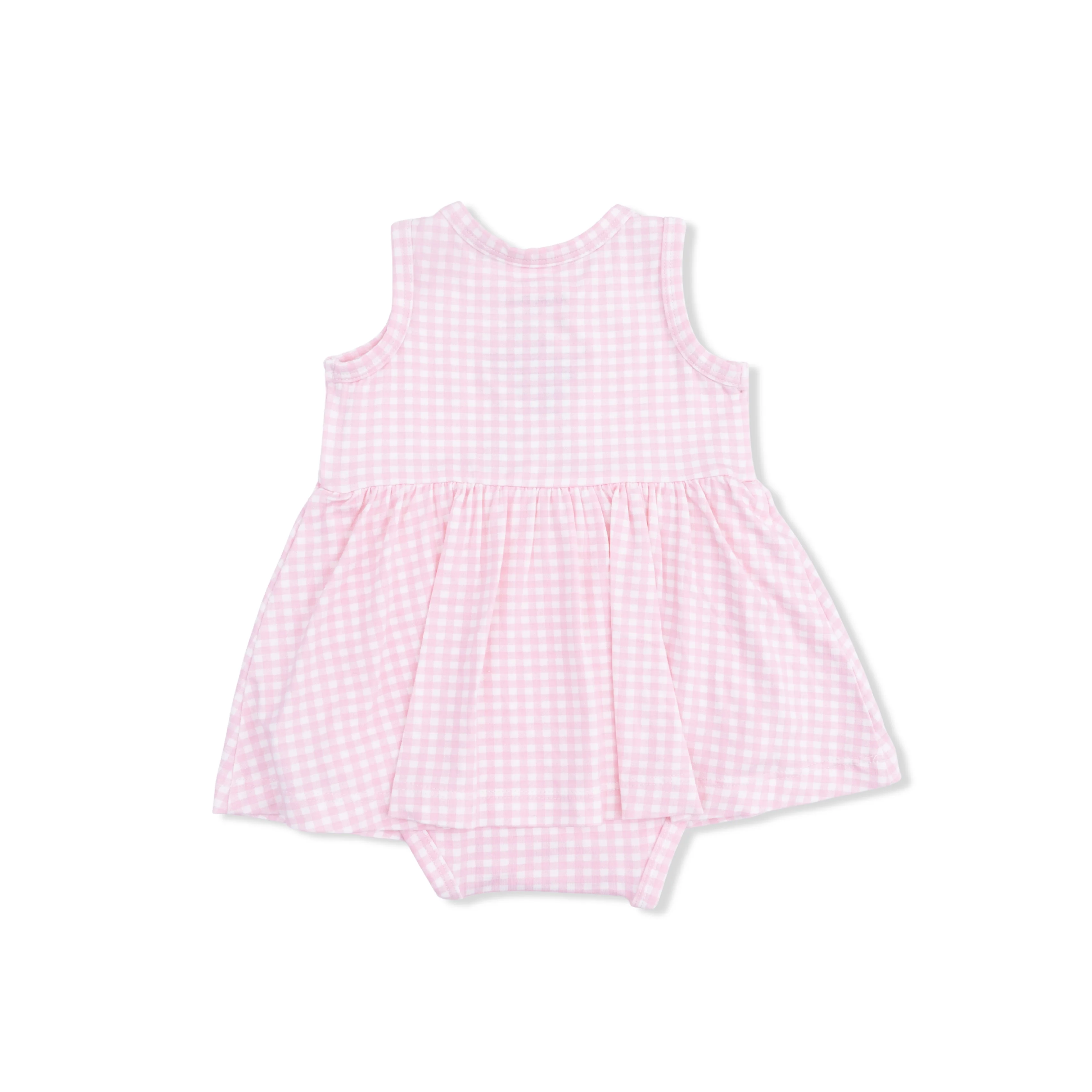 Cute Farm Animals Appliques - Tank Bodysuit Dress - Image 2