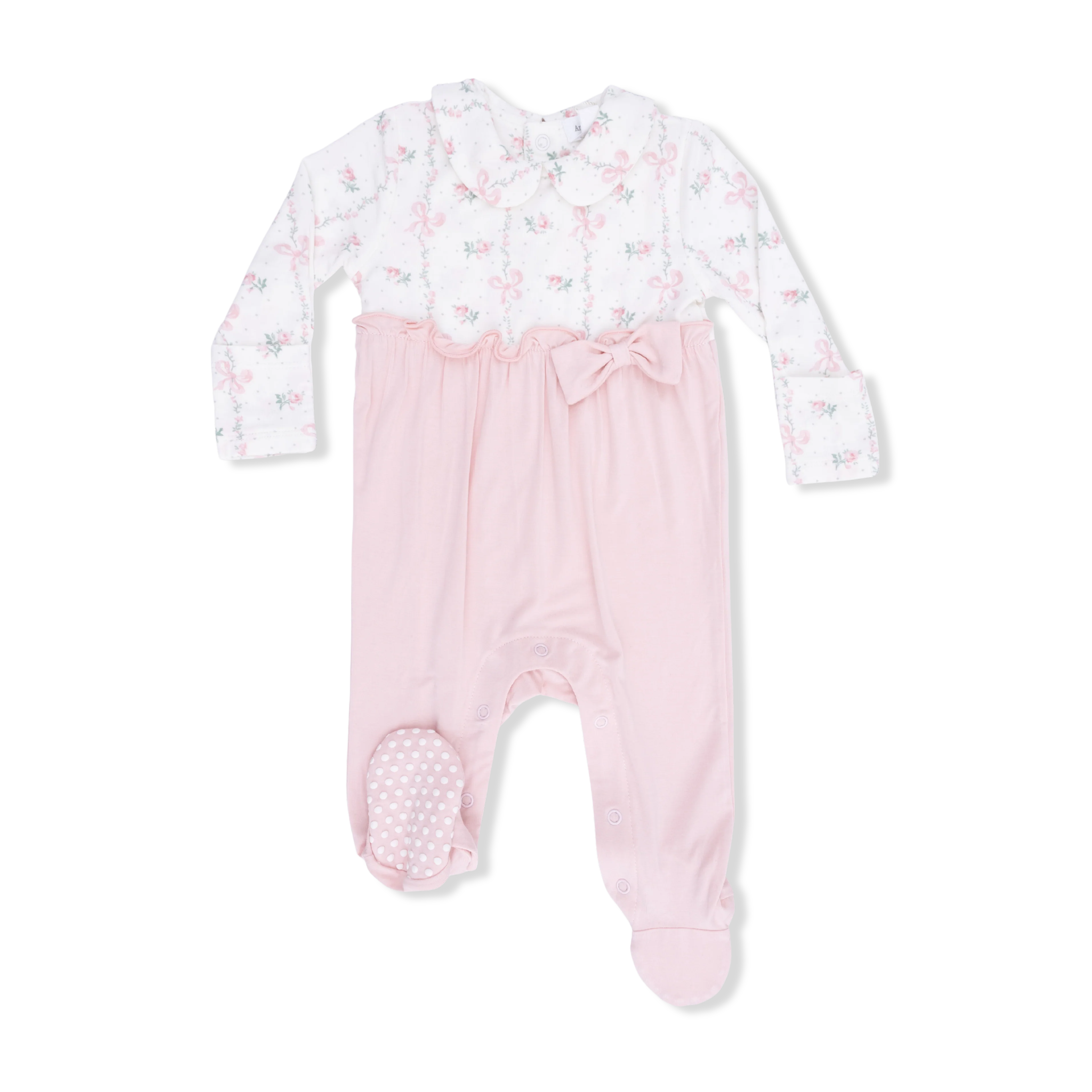 Dainty Buds and Bows - Bow Footie