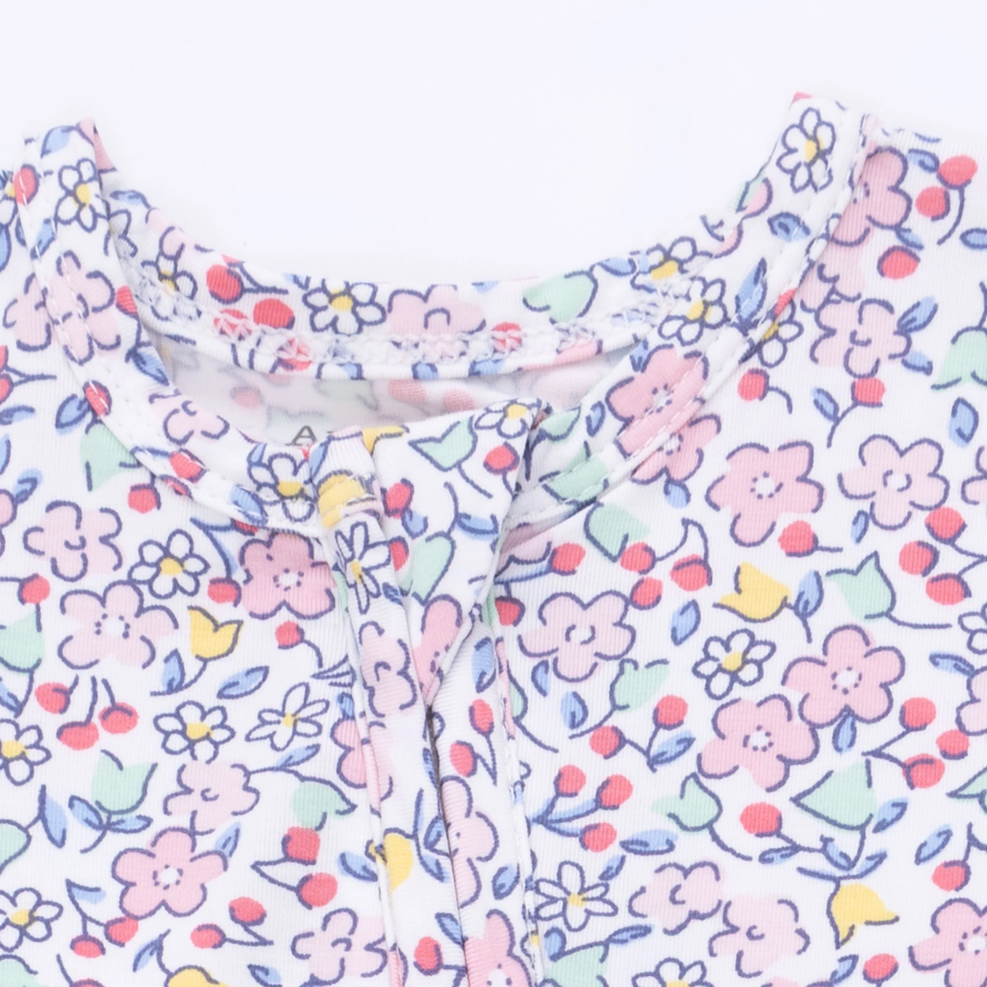 Elizabeth's Garden - 2 Way Ruffle Back Zipper Footie - Image 5