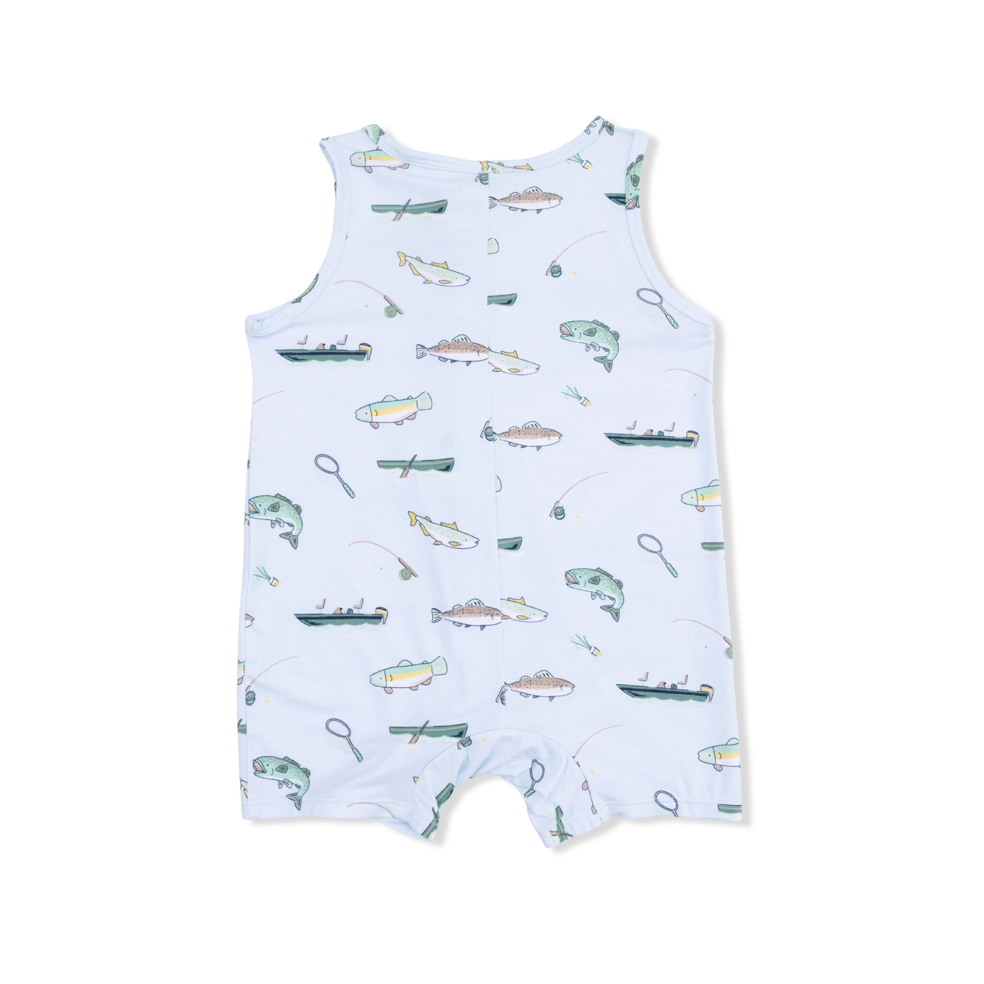 Fishing - Sleeveless Shortie Romper - Image 3