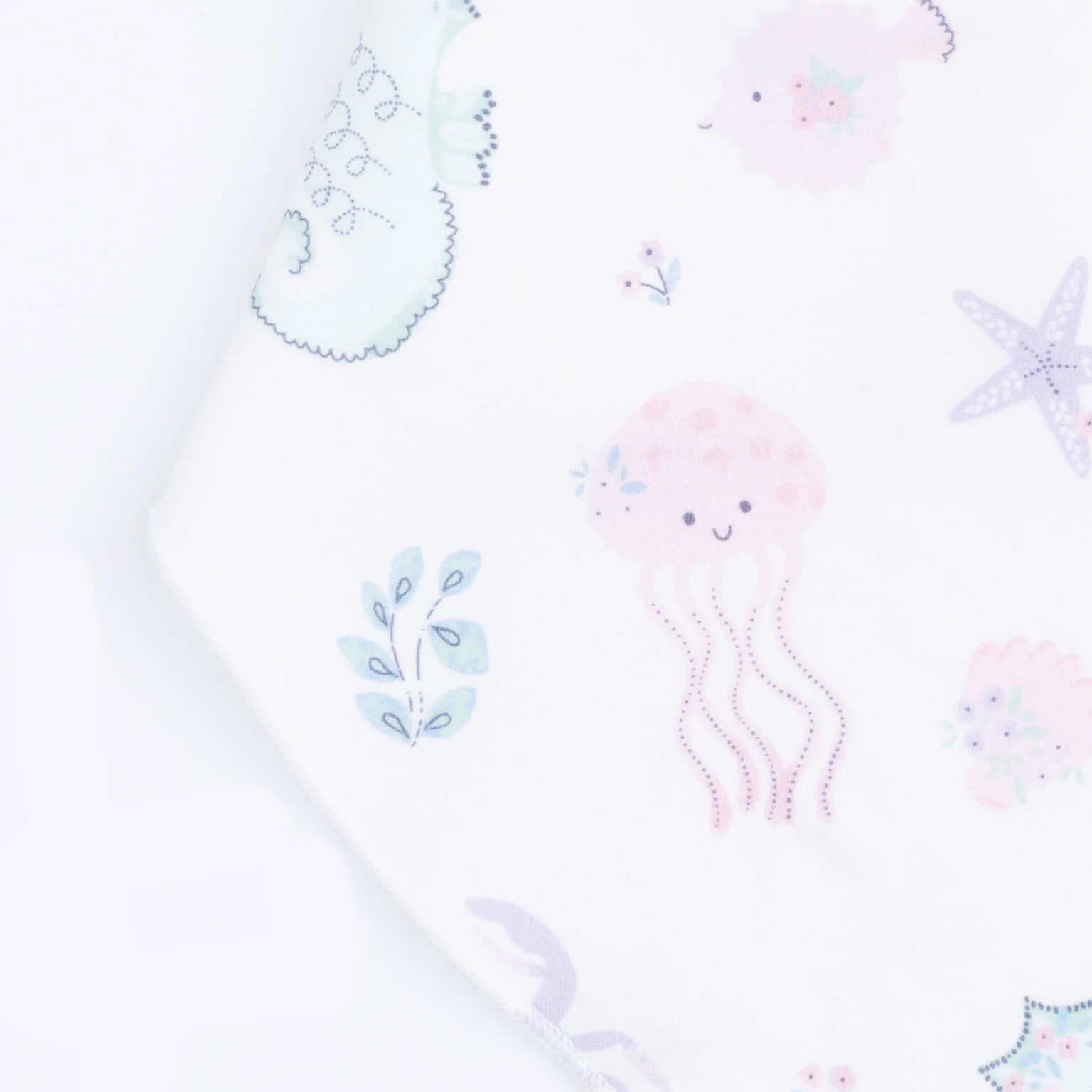 Floral Sea Creatures - Bandana Bib - Image 4