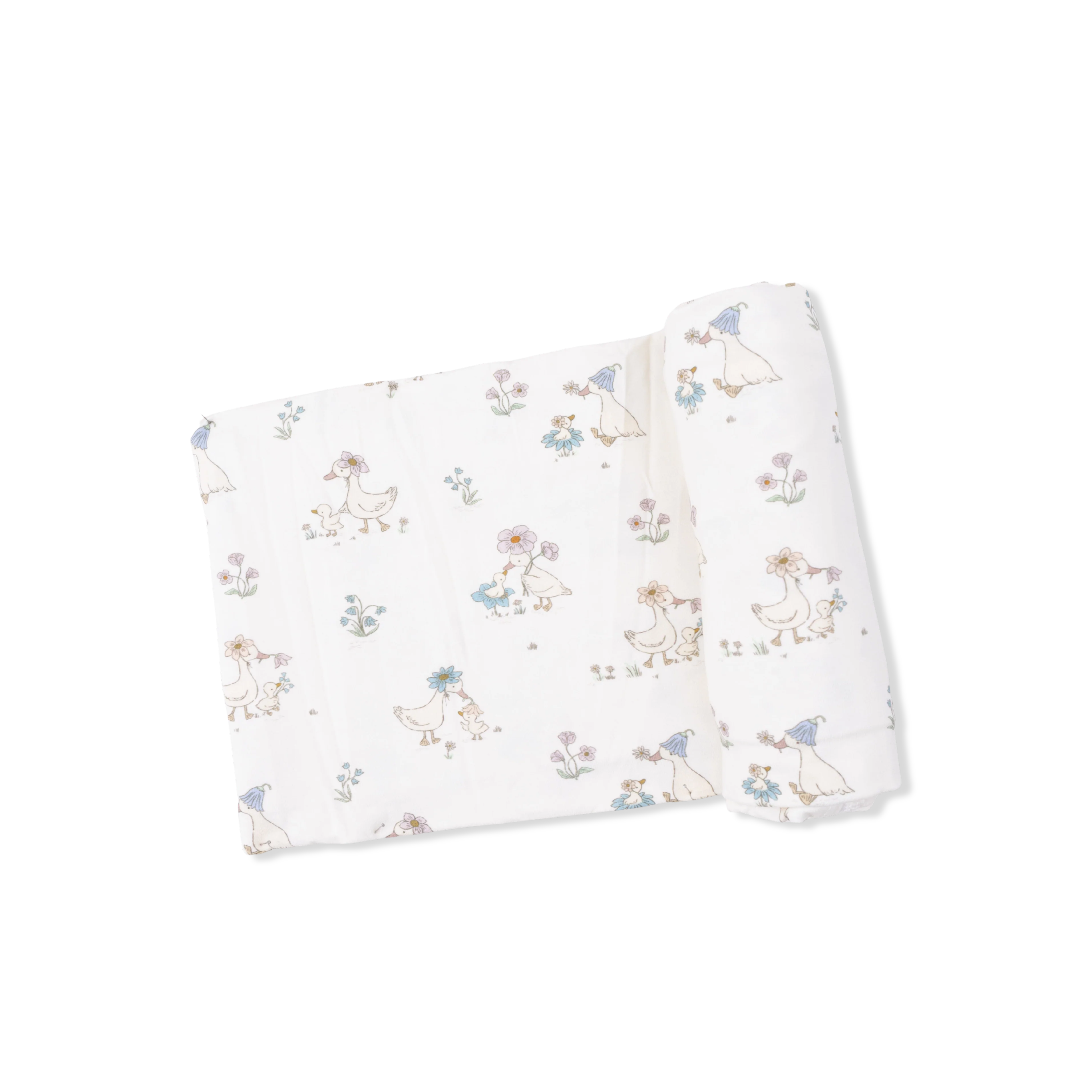 Flower Ducklings - Swaddle Blanket