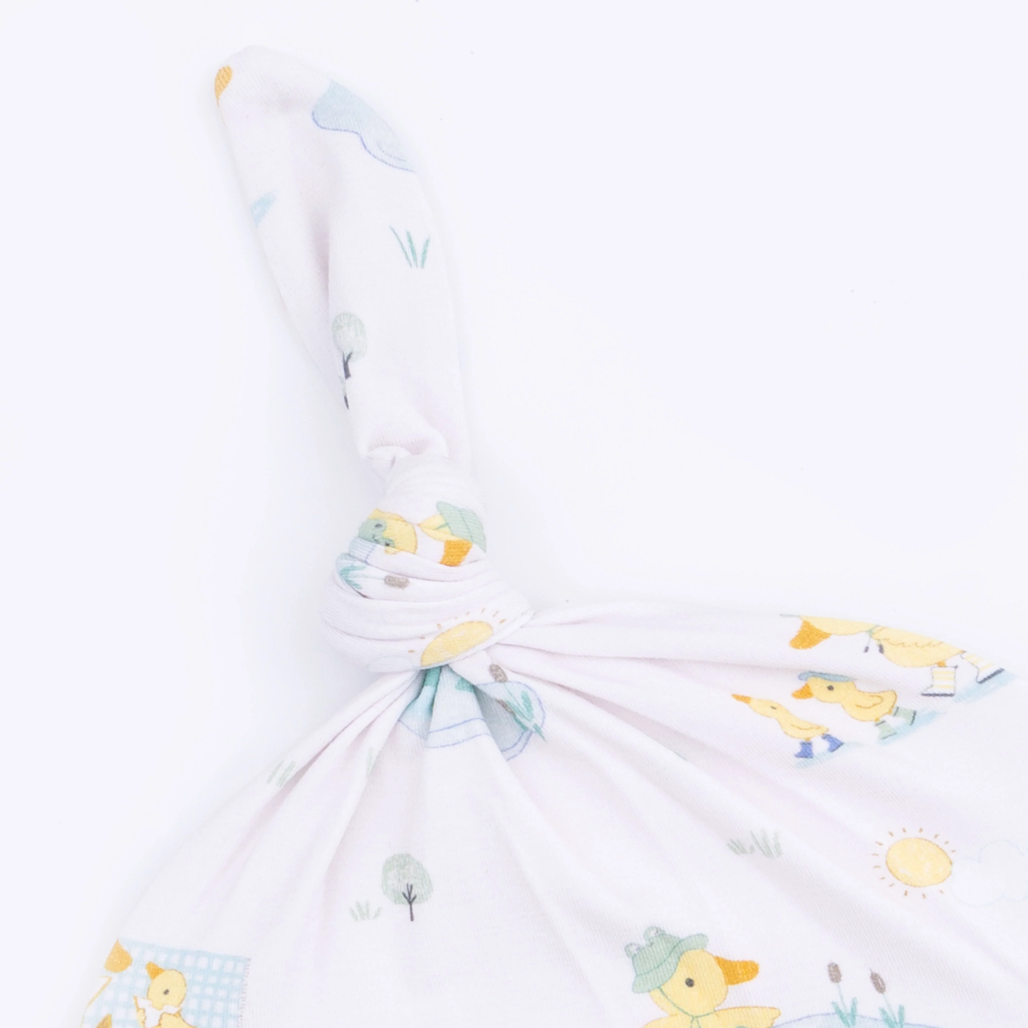 Frog and Duck Pond - Bundle Gown & Knotted Hat - Image 6