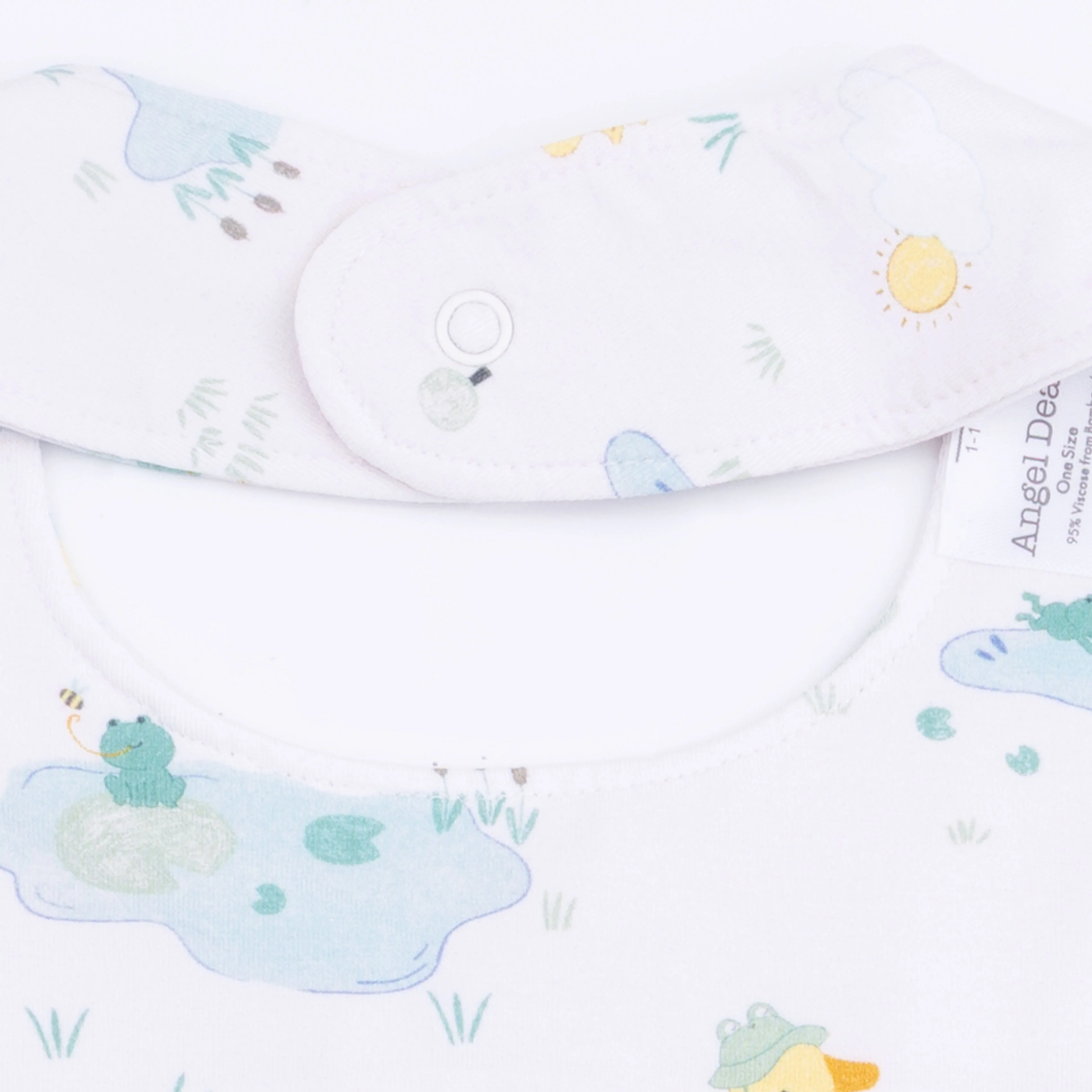 Frog and Duck Pond - Feeding Bib - Image 3