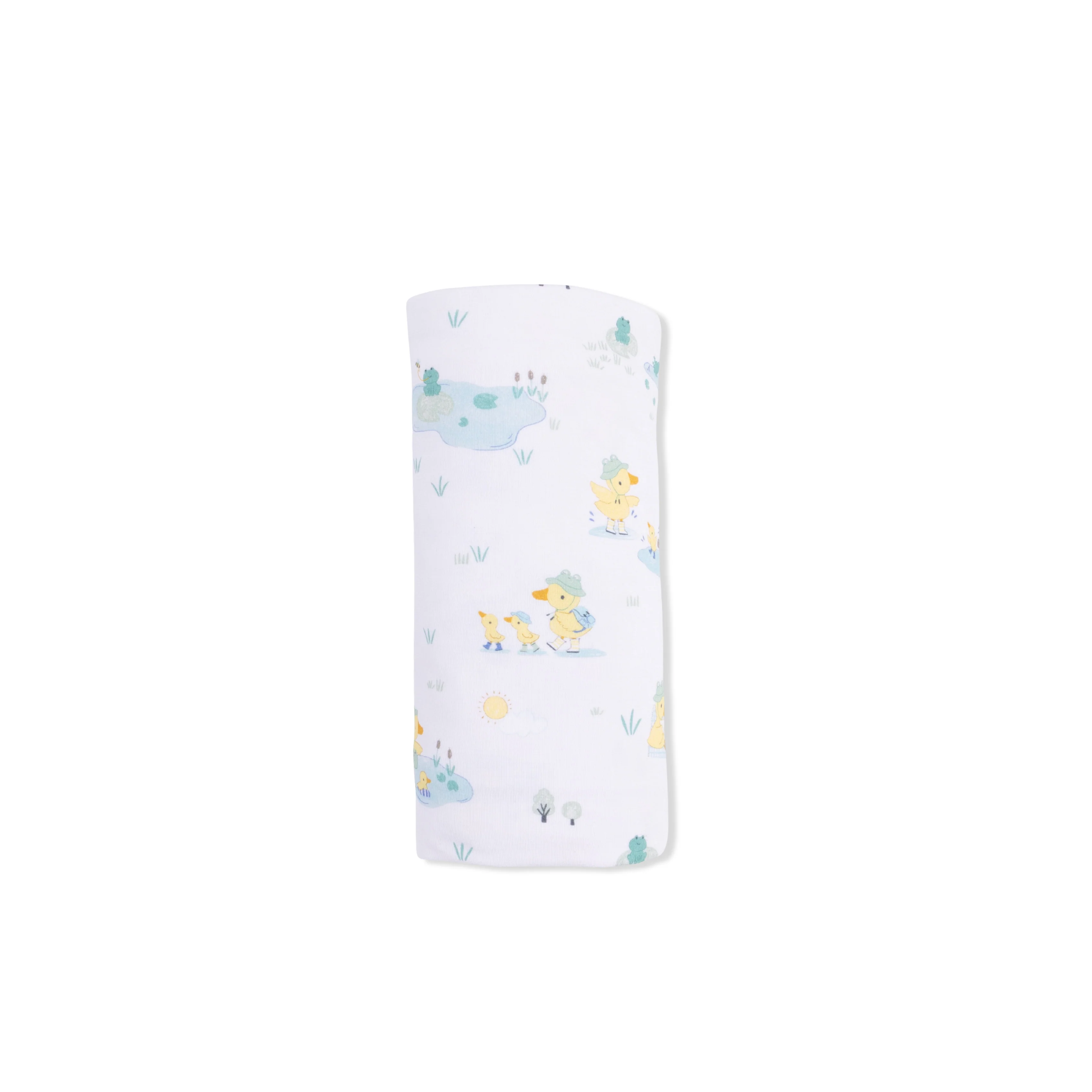 Frog and Duck Pond - Swaddle Blanket - Image 3