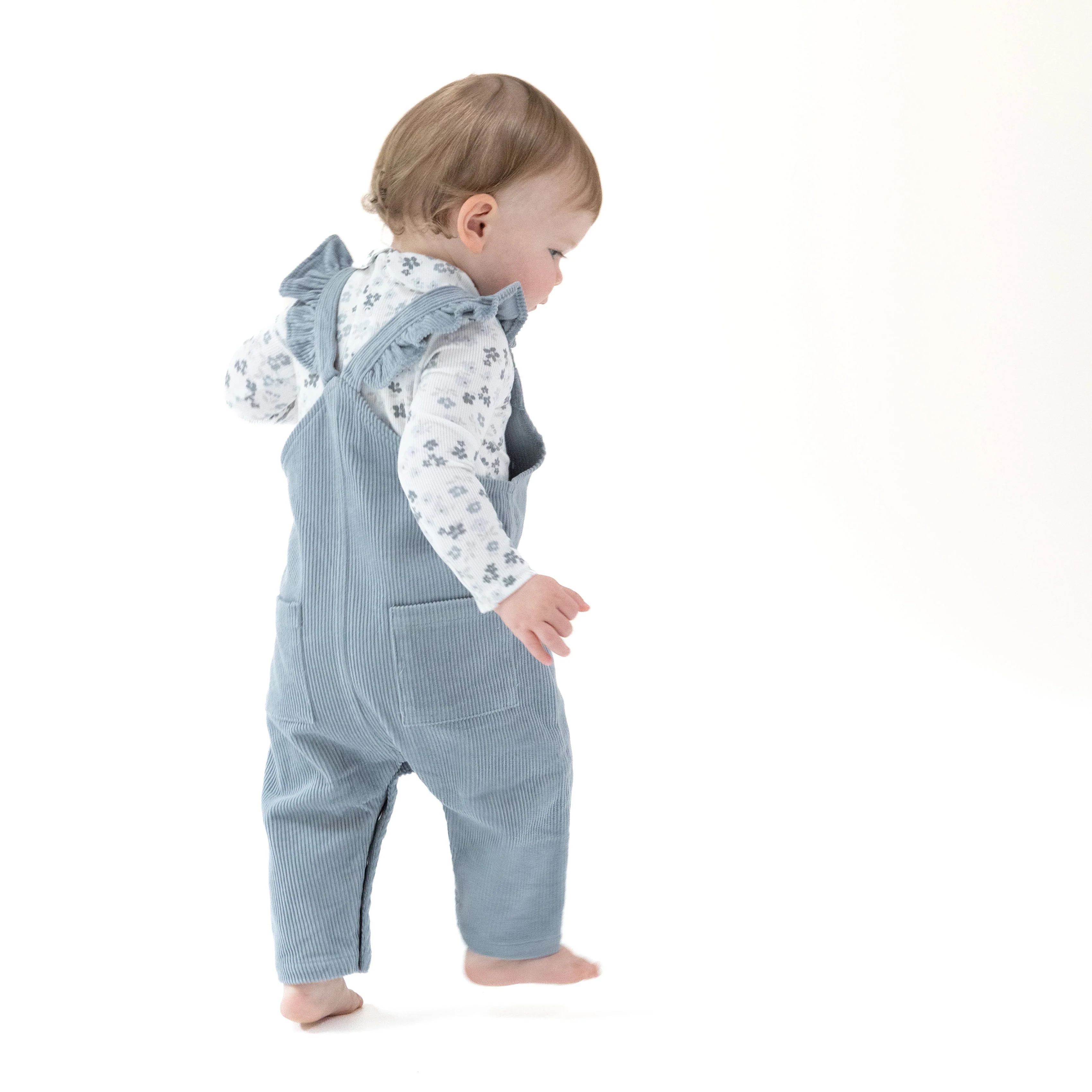 Quarry - Front Snap Ruffle Overall - Image 2