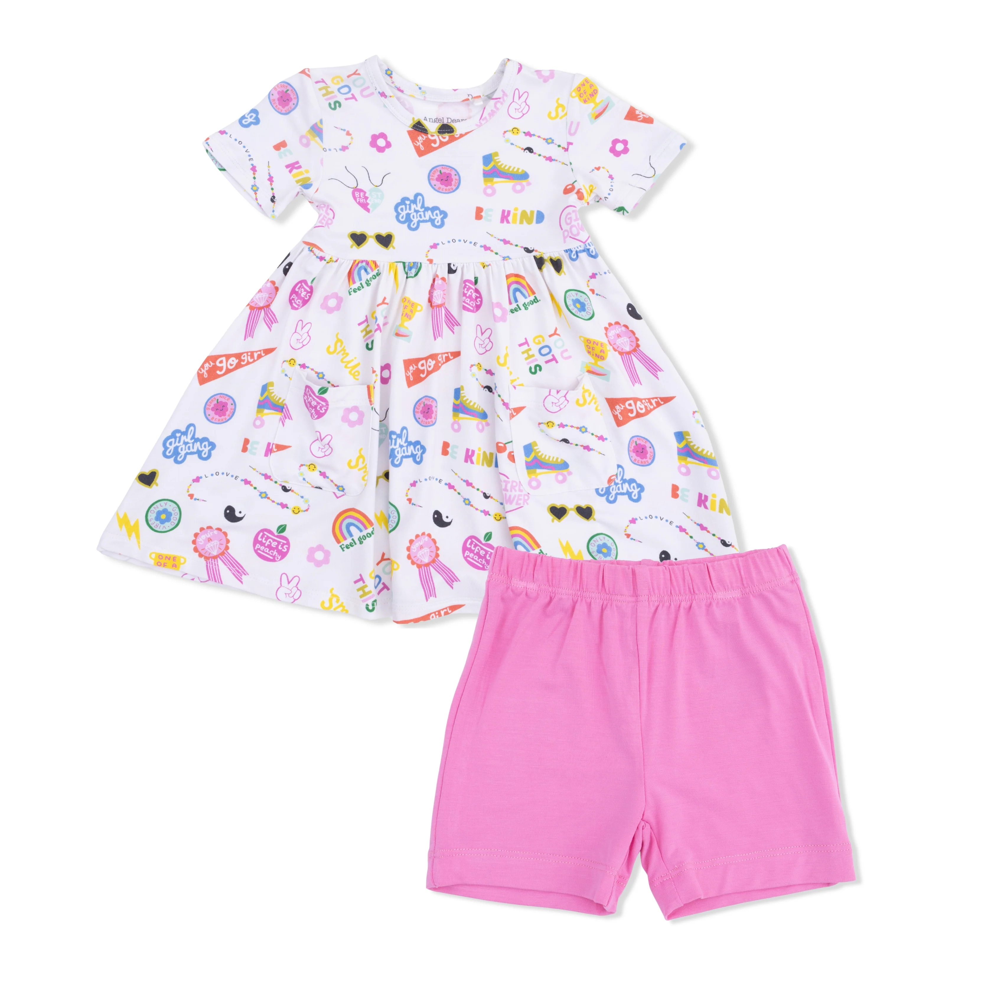 Girl Power - Twirly Dress with Cartwheel Short - Image 2