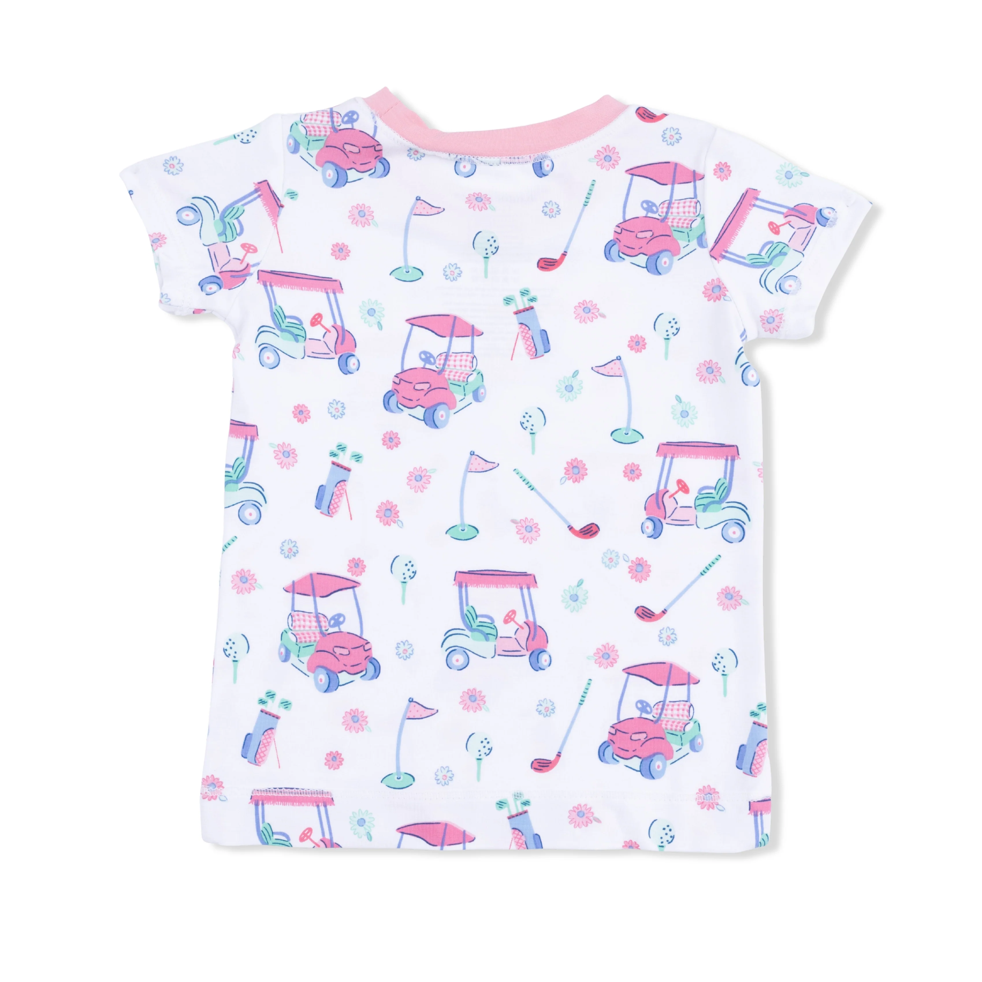 Golf Carts and Flowers - Loungewear Short Set - Image 3