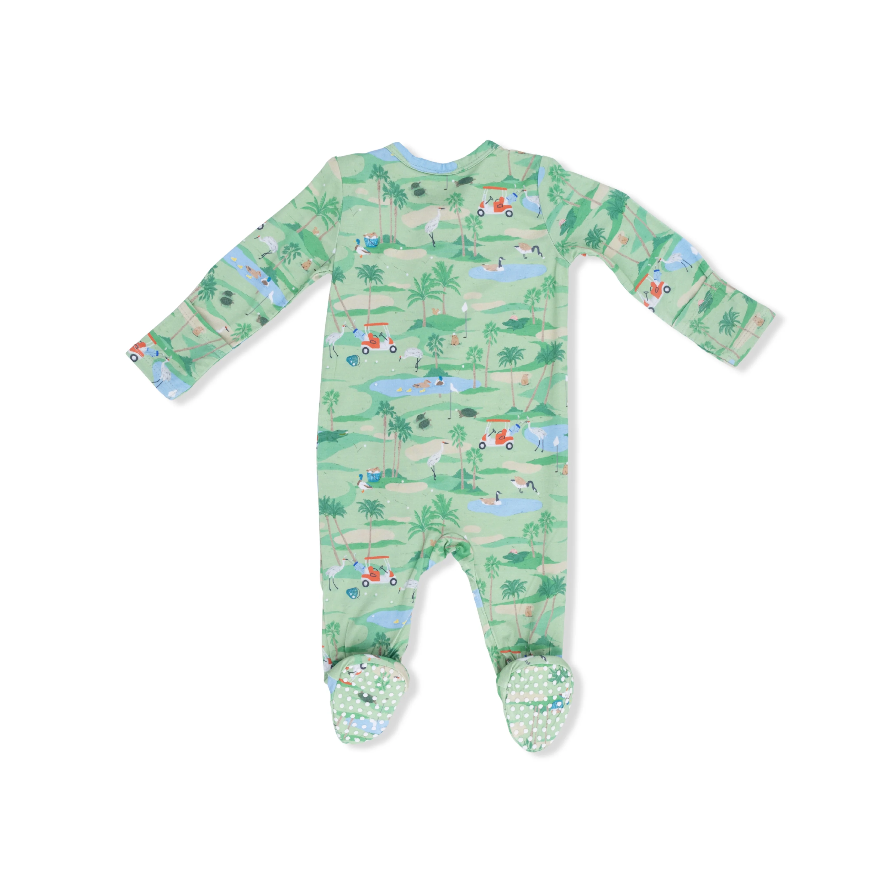 Golf Oasis Animals - 2 Way Zipper Footie - Image 3