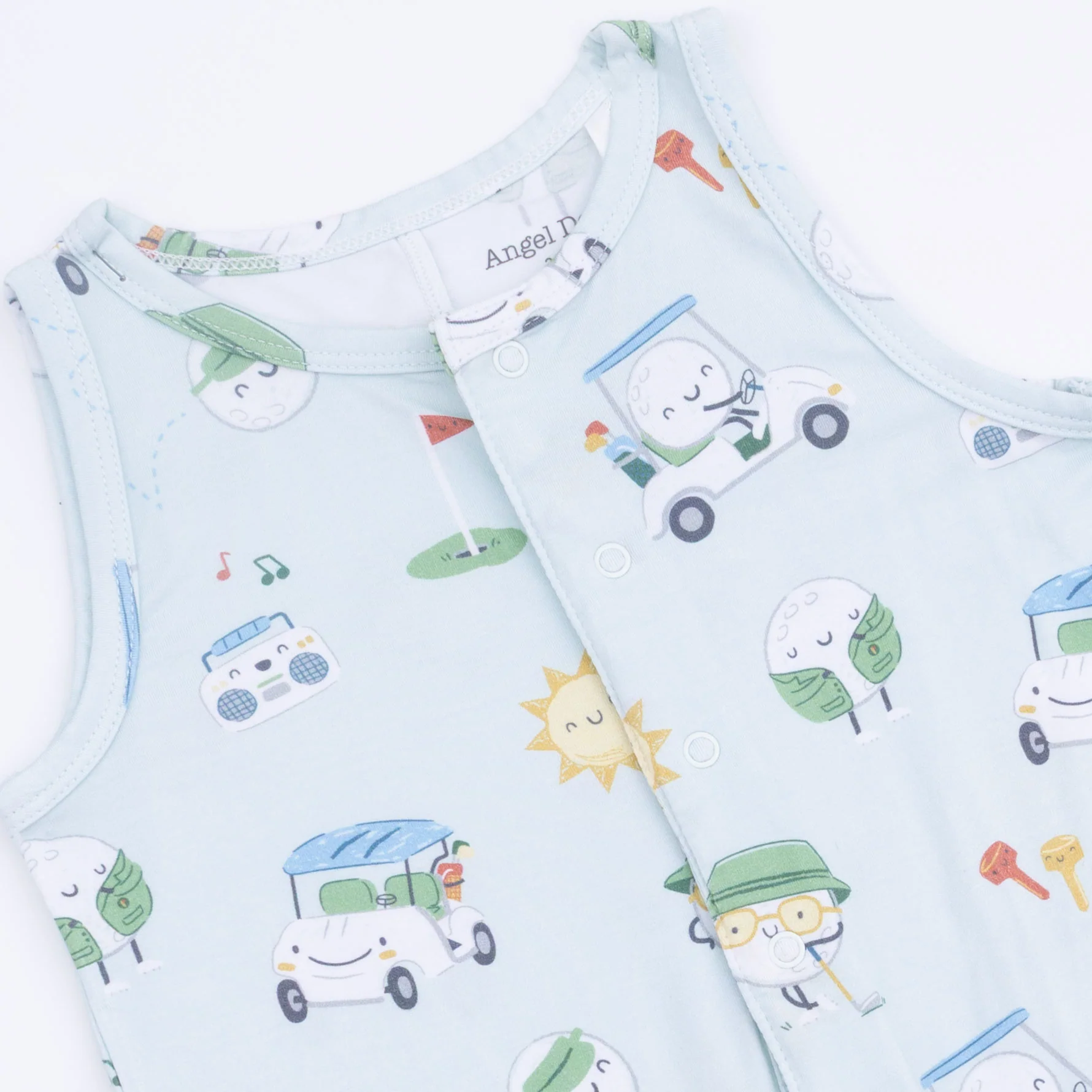 Golf Pros - Sleeveless Shortie Romper - Image 4