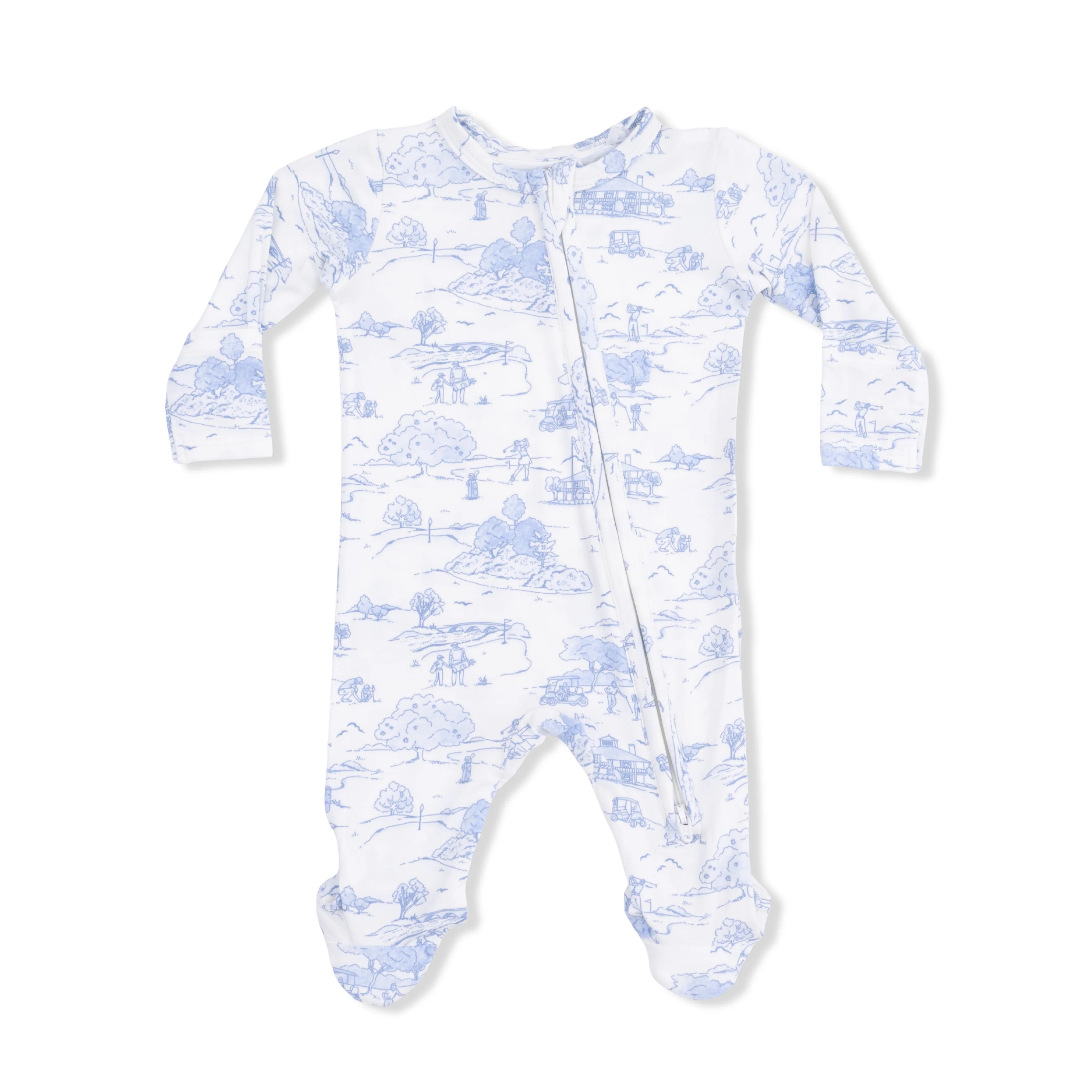 Golf Toile - 2 Way Zipper Footie - Image 3
