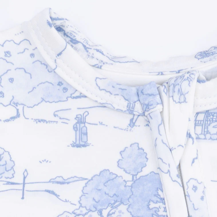 Golf Toile - 2 Way Zipper Footie - Image 6