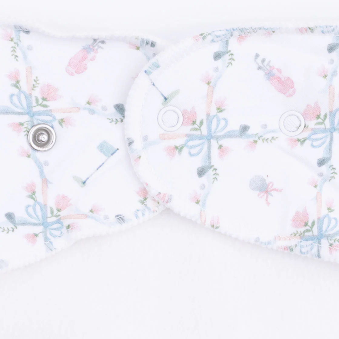 Golf Trellis Pink - Bandana Bib - Image 3