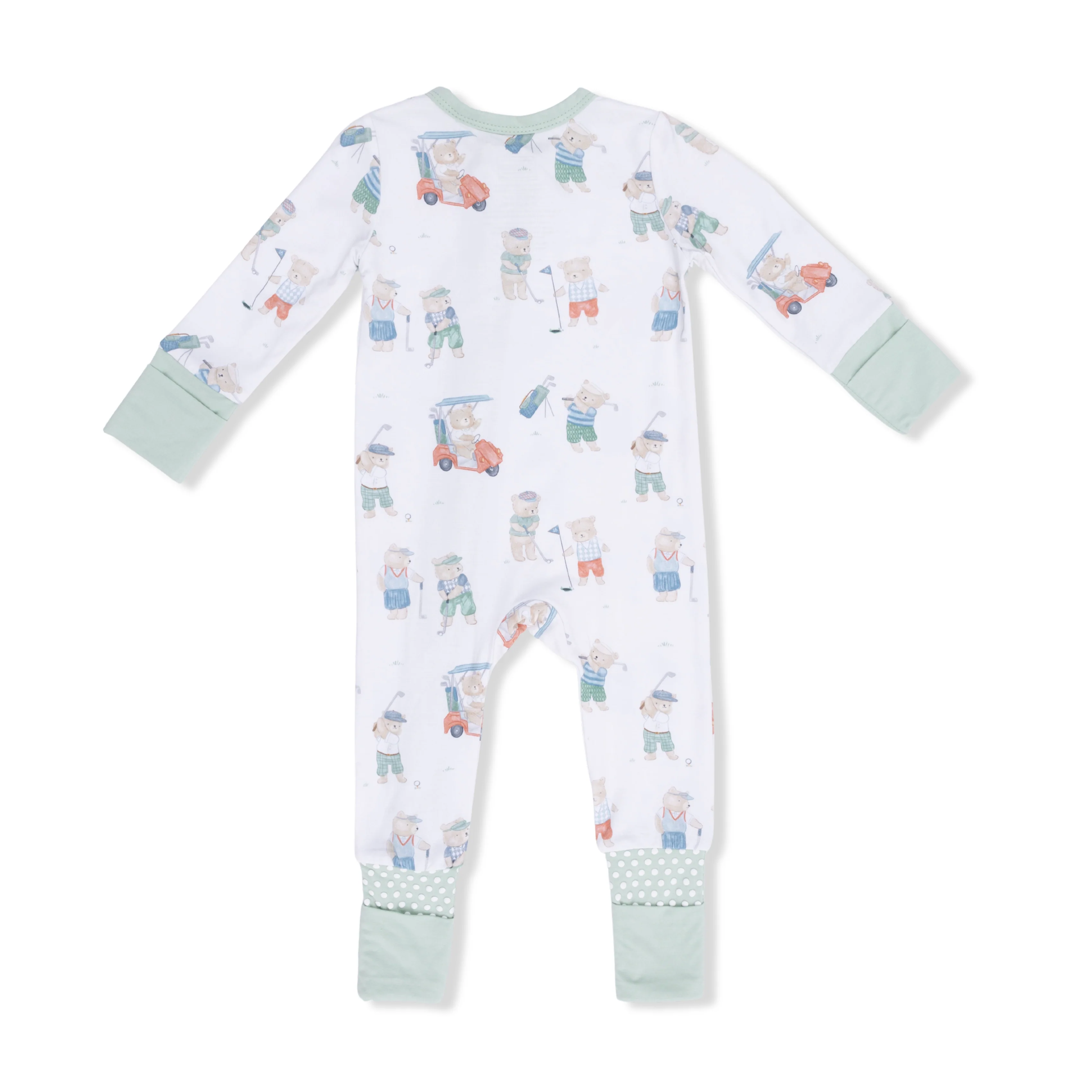 Golfing Teddy Bears - Convertible Romper - Image 3
