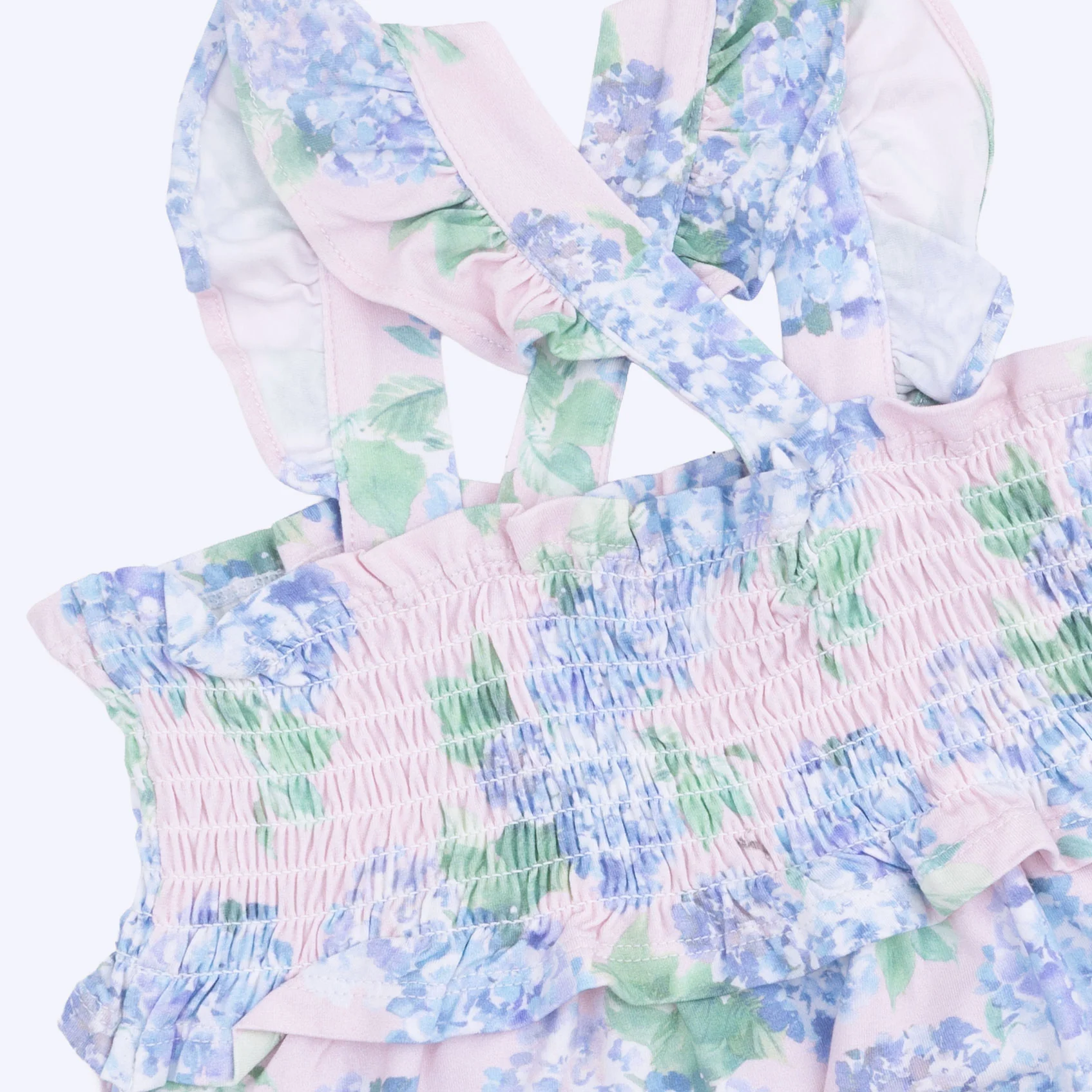Hydrangeas - Smocked Top with Bloomer - Image 6