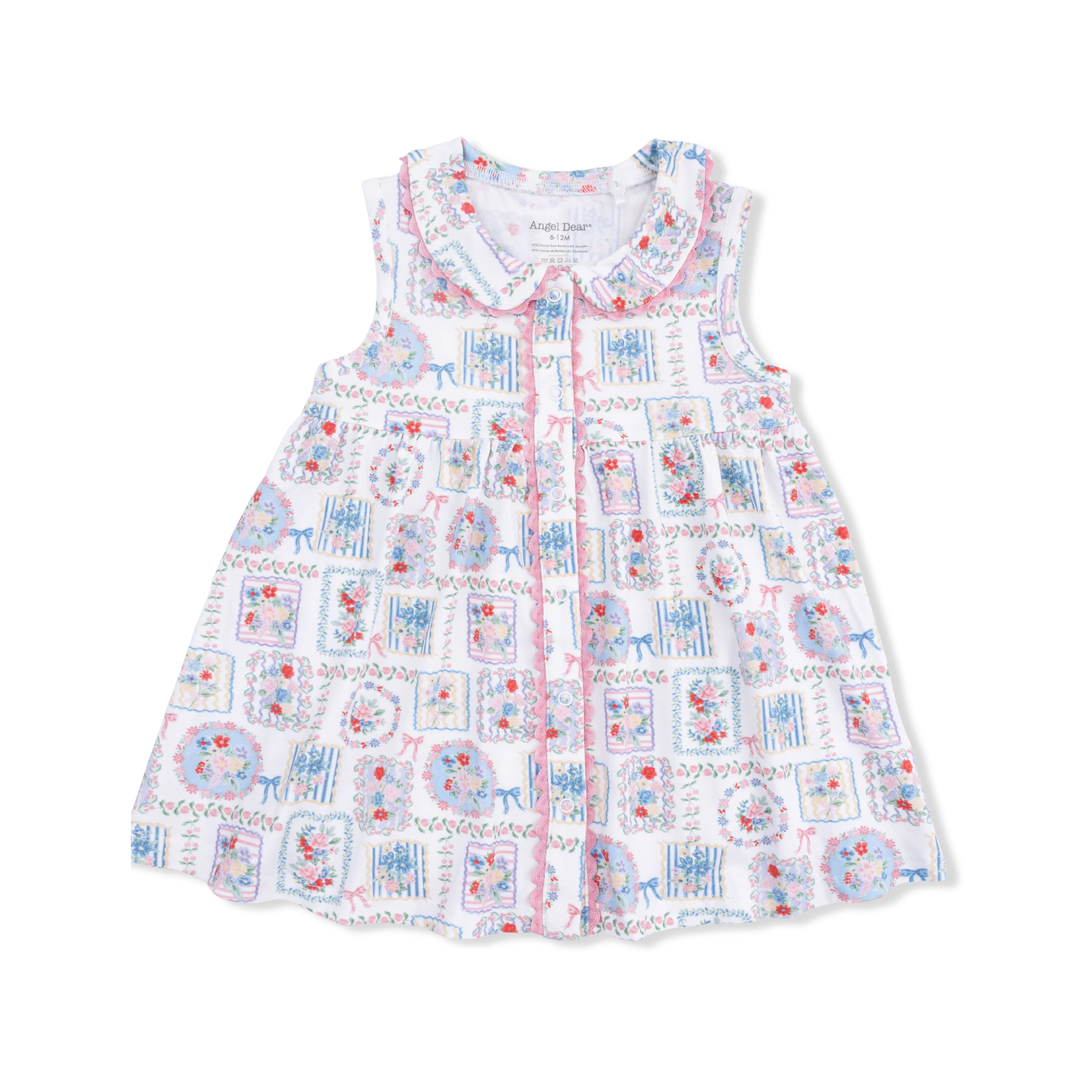 Julep's Floral Patchwork - Jill Dress with Bloomer & Knot Headband Set - Image 2