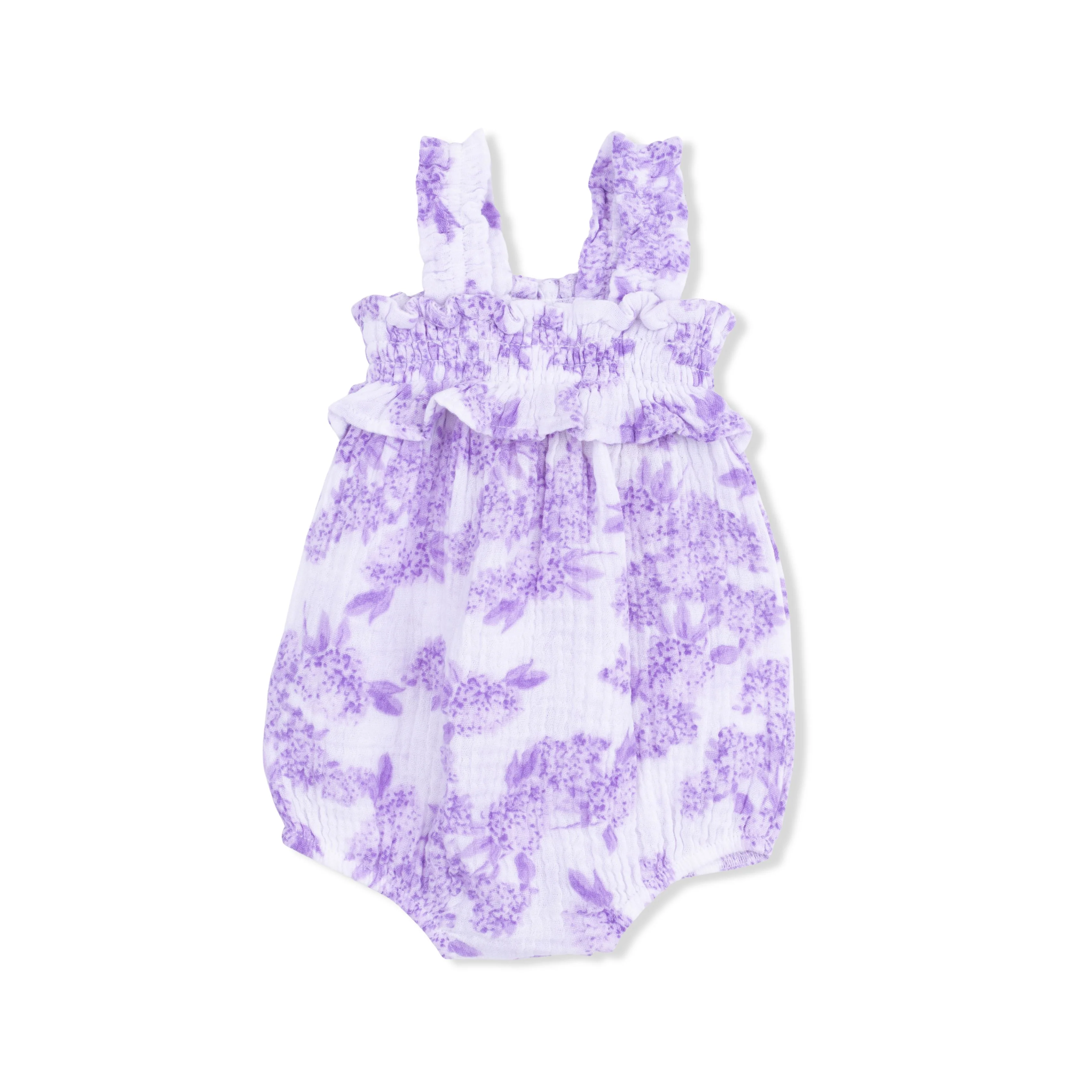 Lilac Floral - Ruffly Strap Bubble - Image 2