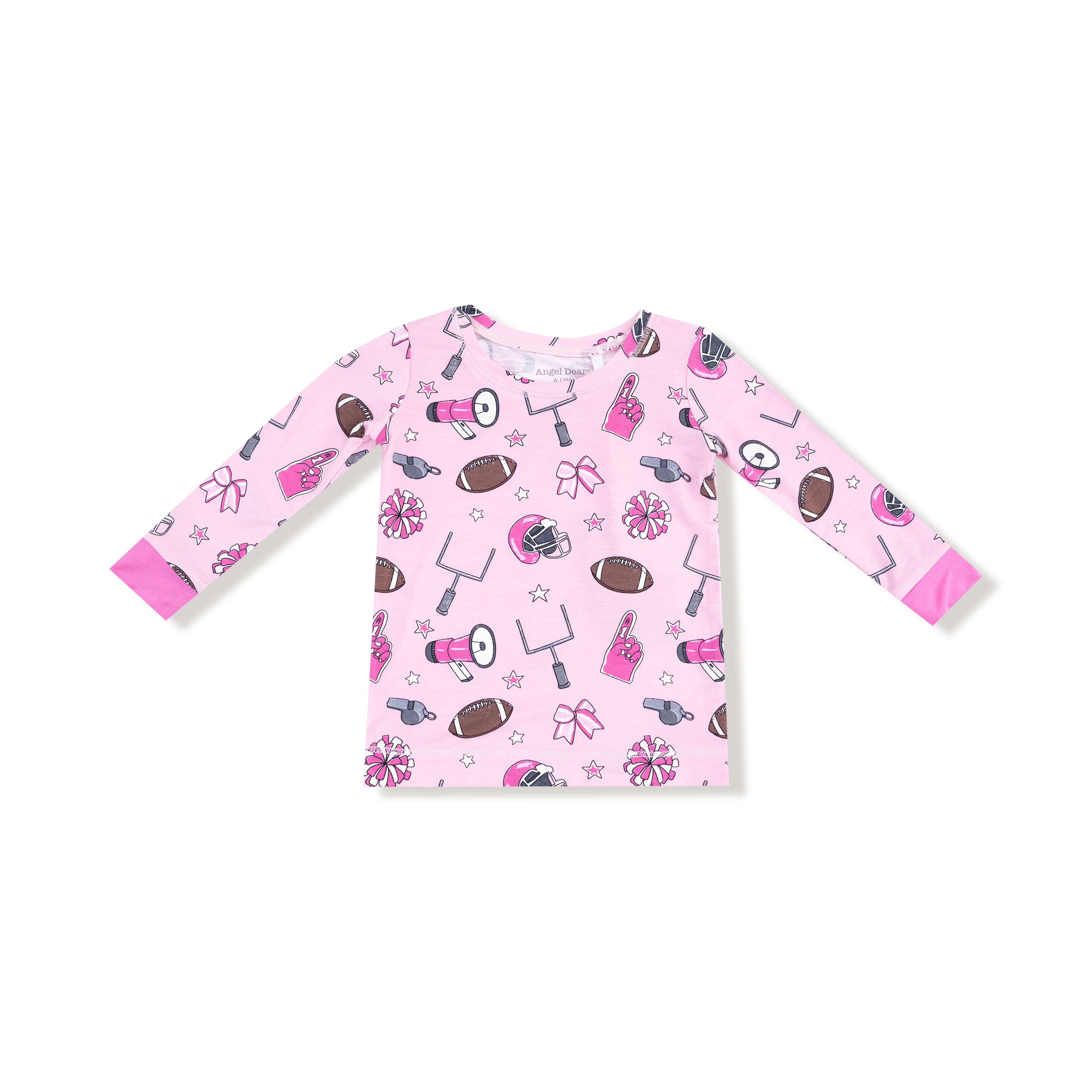 Game Day - Pink - Long Sleeve Loungewear Set - Image 3