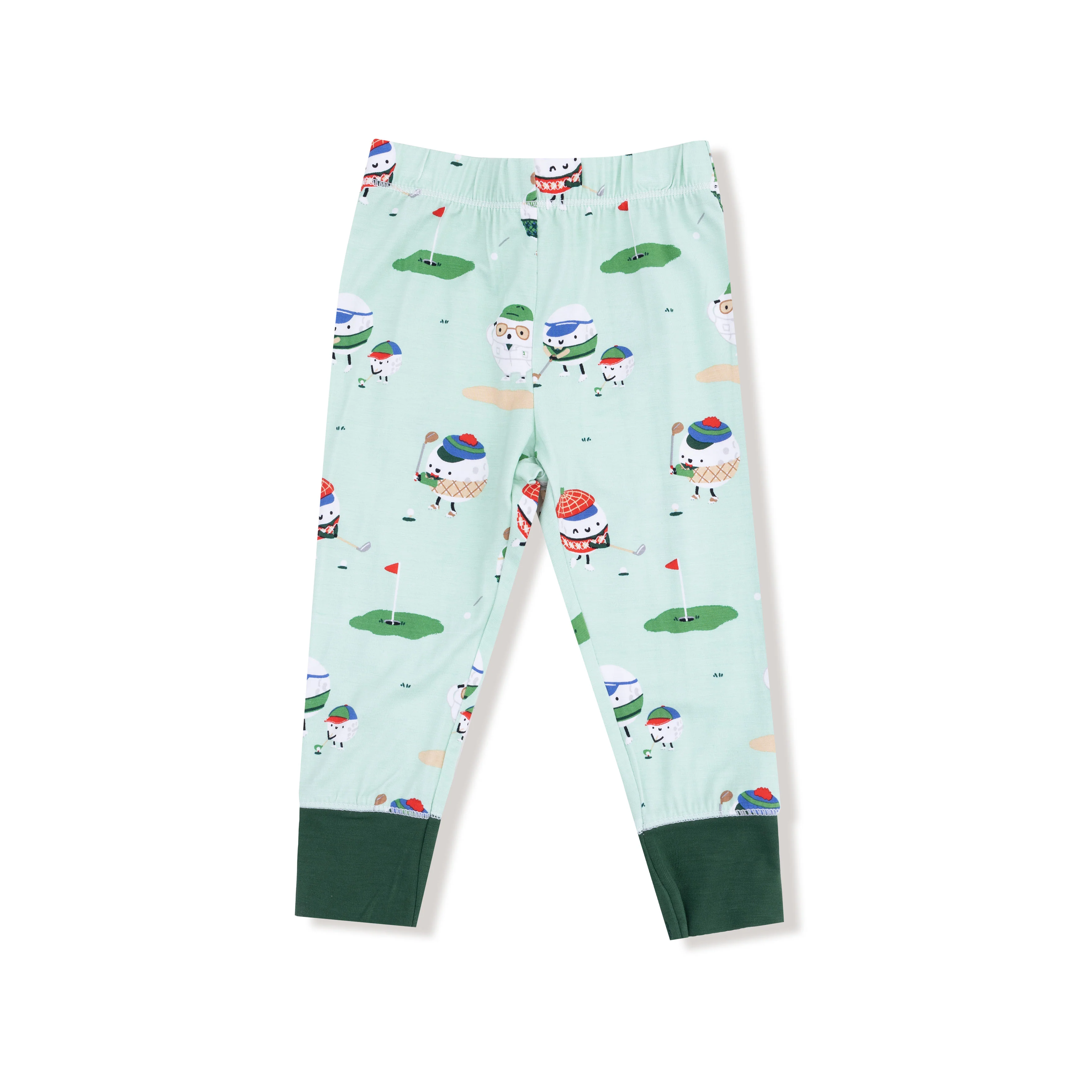 Golf Pros - Green - Long Sleeve Loungewear Set - Image 3