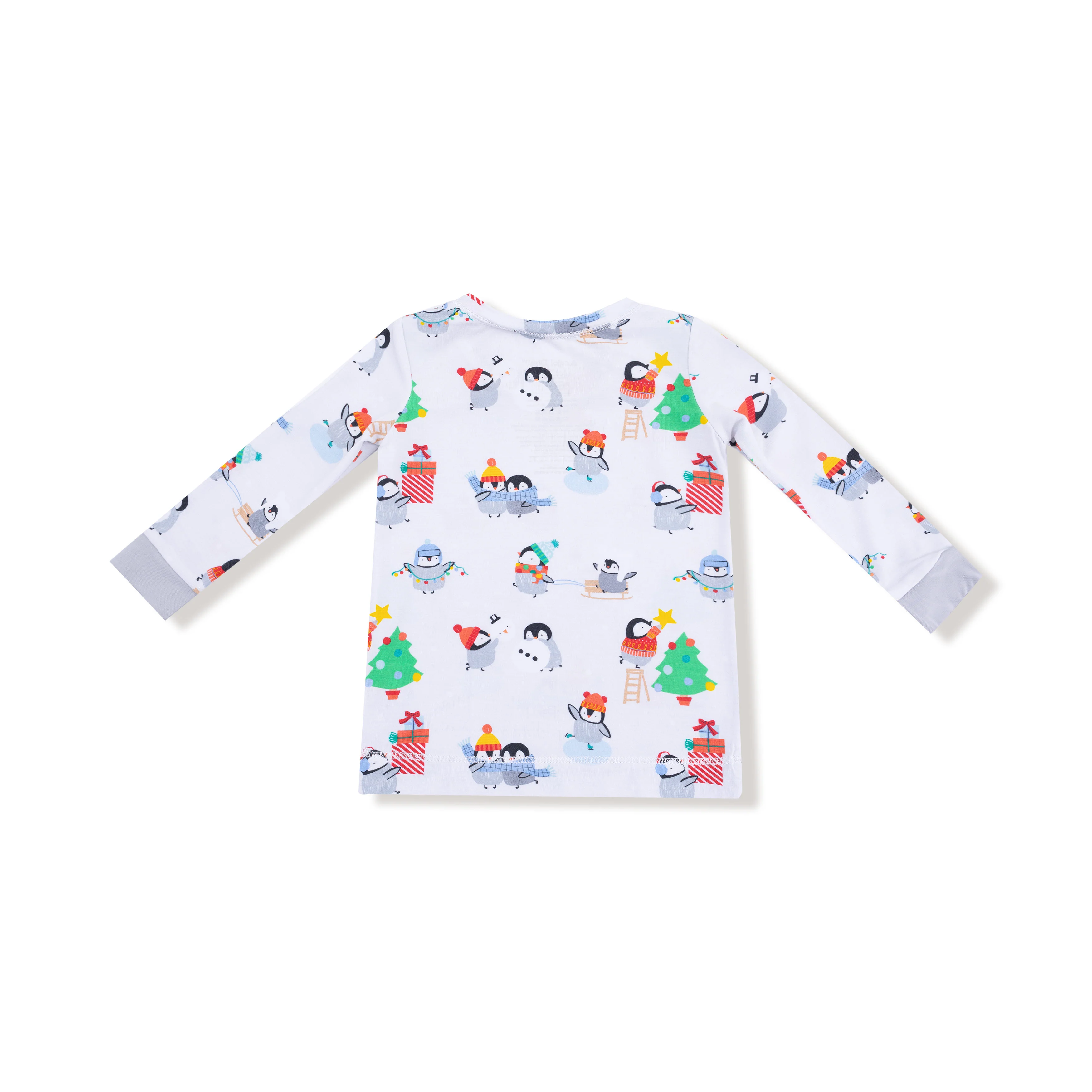 Holiday Penguins - Long Sleeve Loungewear Set - Image 4