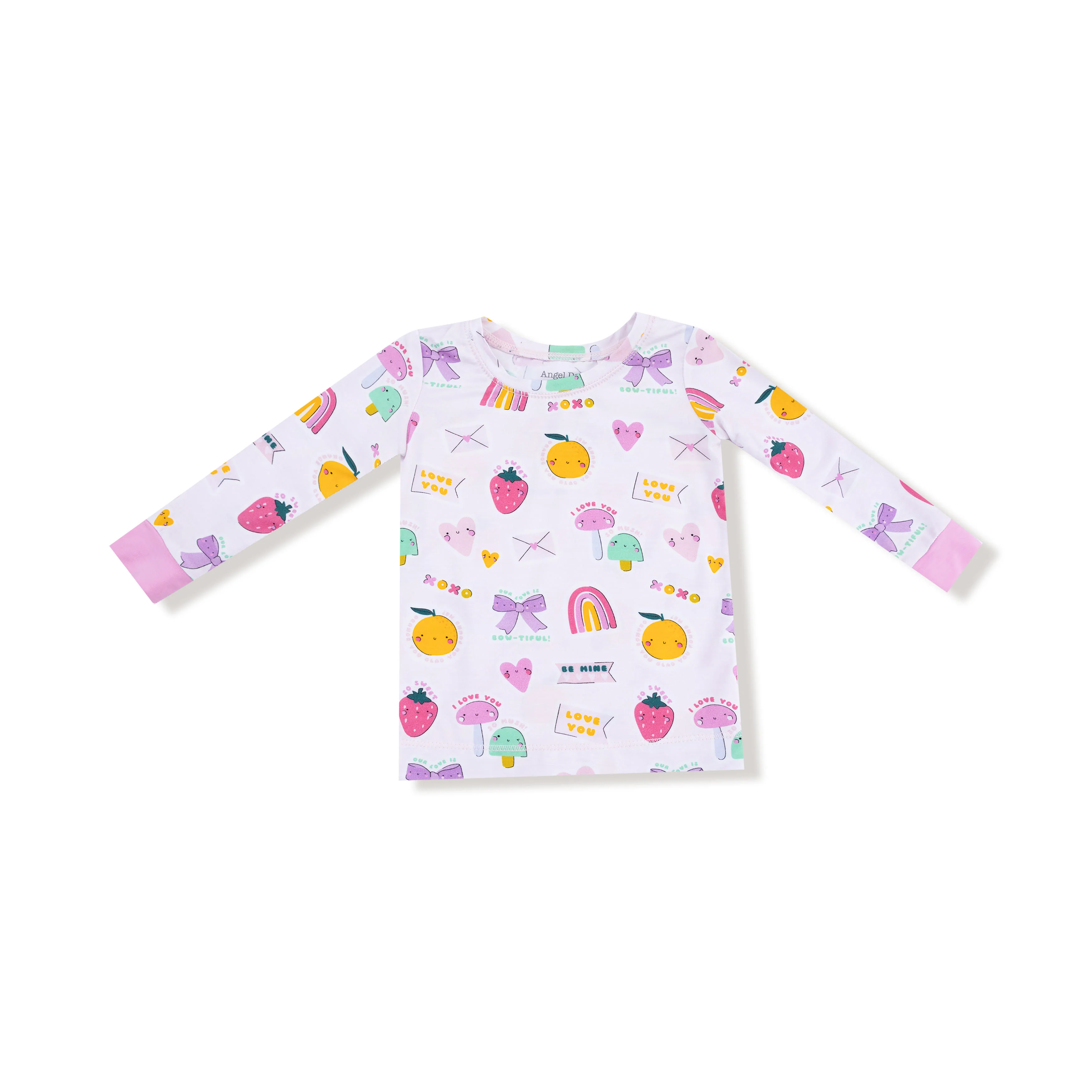 My Funny Valentine - Pink - Long Sleeve Loungewear Set - Image 3