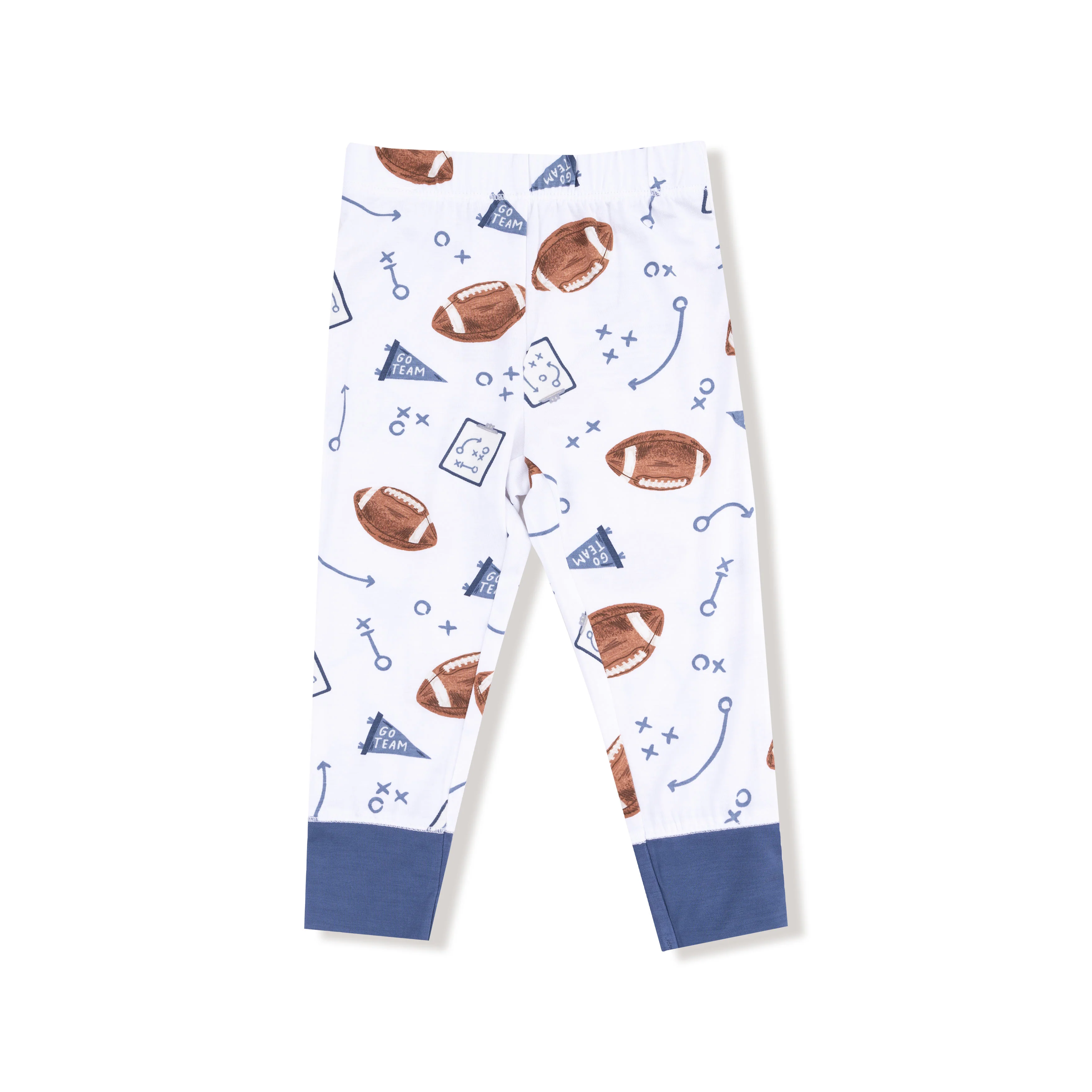 Touchdown Time - Navy - Long Sleeve Loungewear Set - Image 4