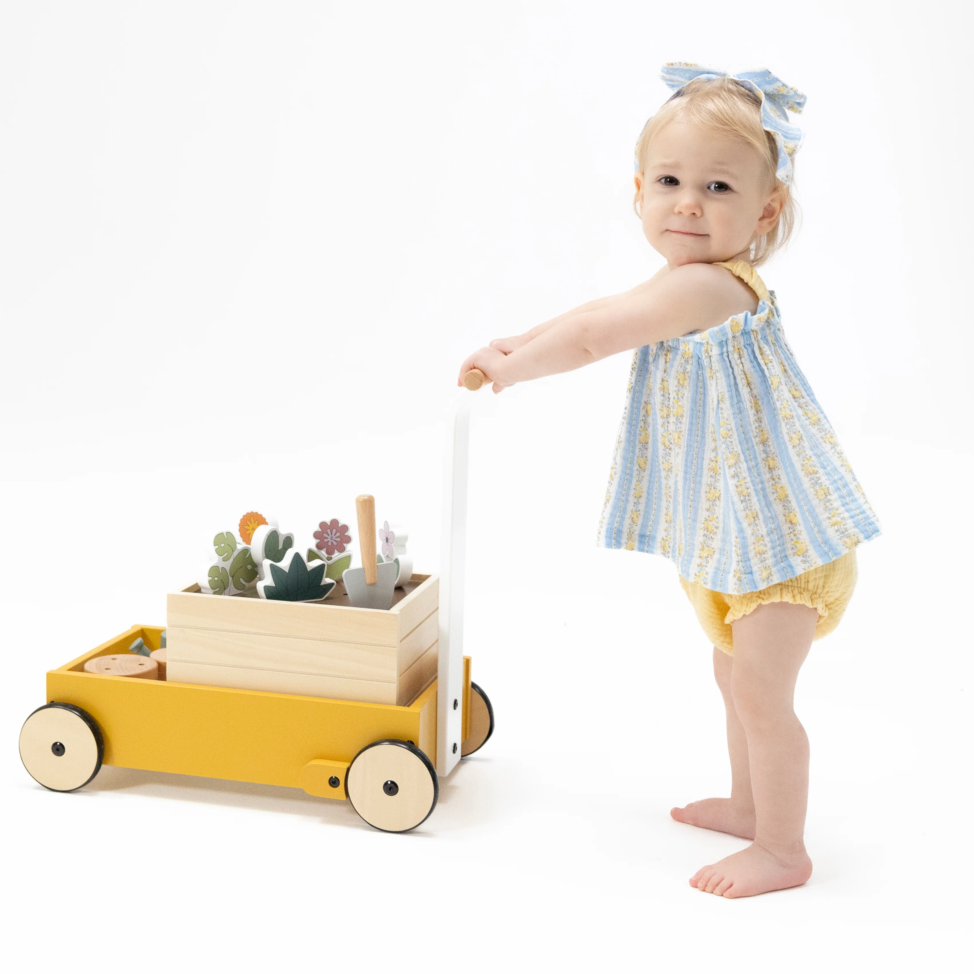 Odalys Floral Stripe - Top with Bows and Ruffle Leg Bloomer - Image 3