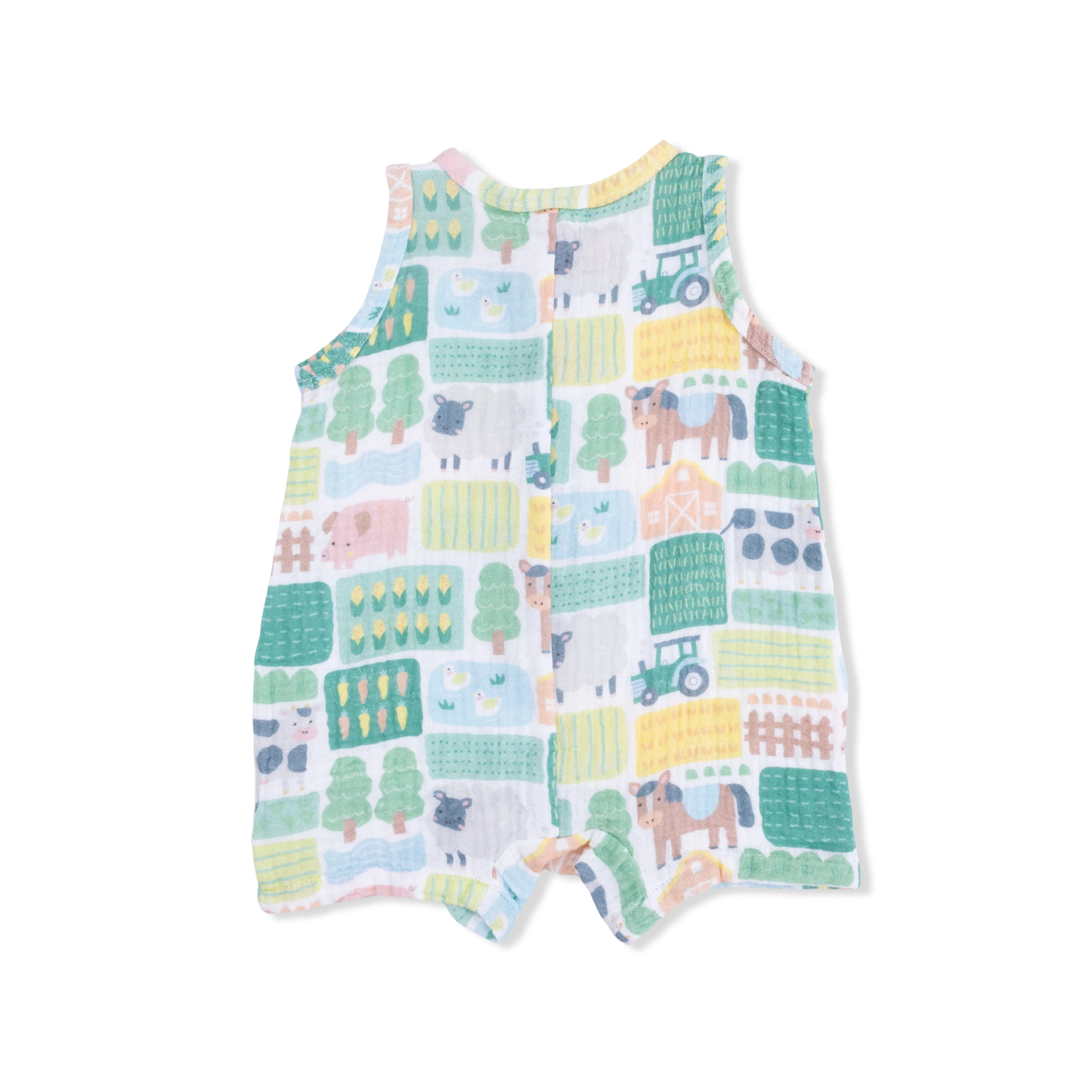 Patchwork Farm - Sleeveless Shortie Romper - Image 3