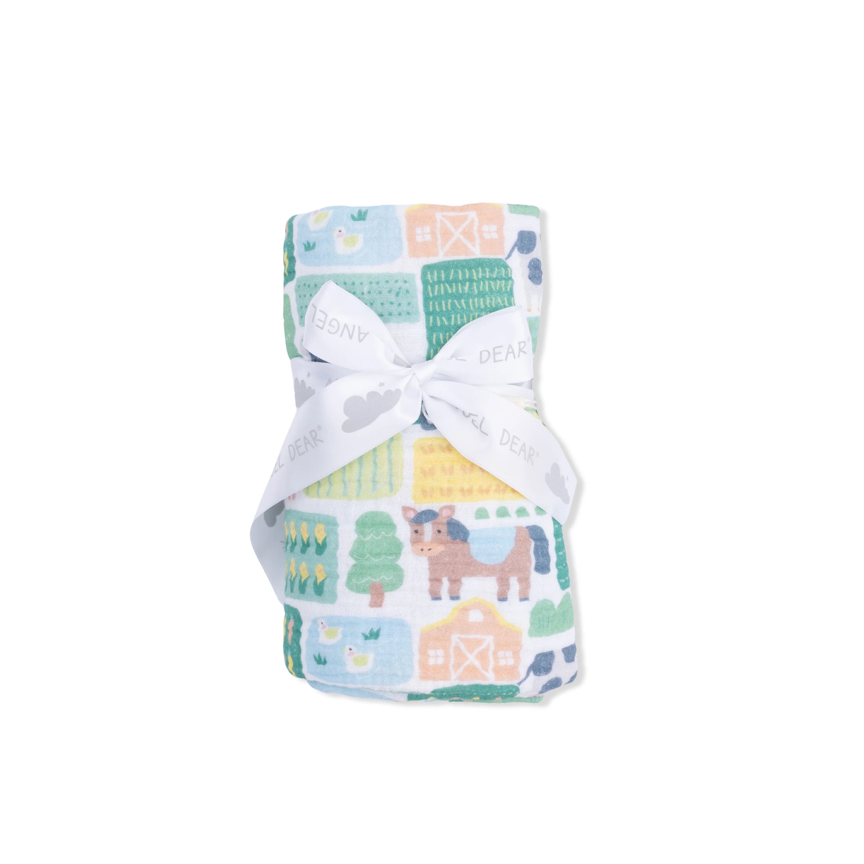 Patchwork Farm - Swaddle Blanket - Image 2