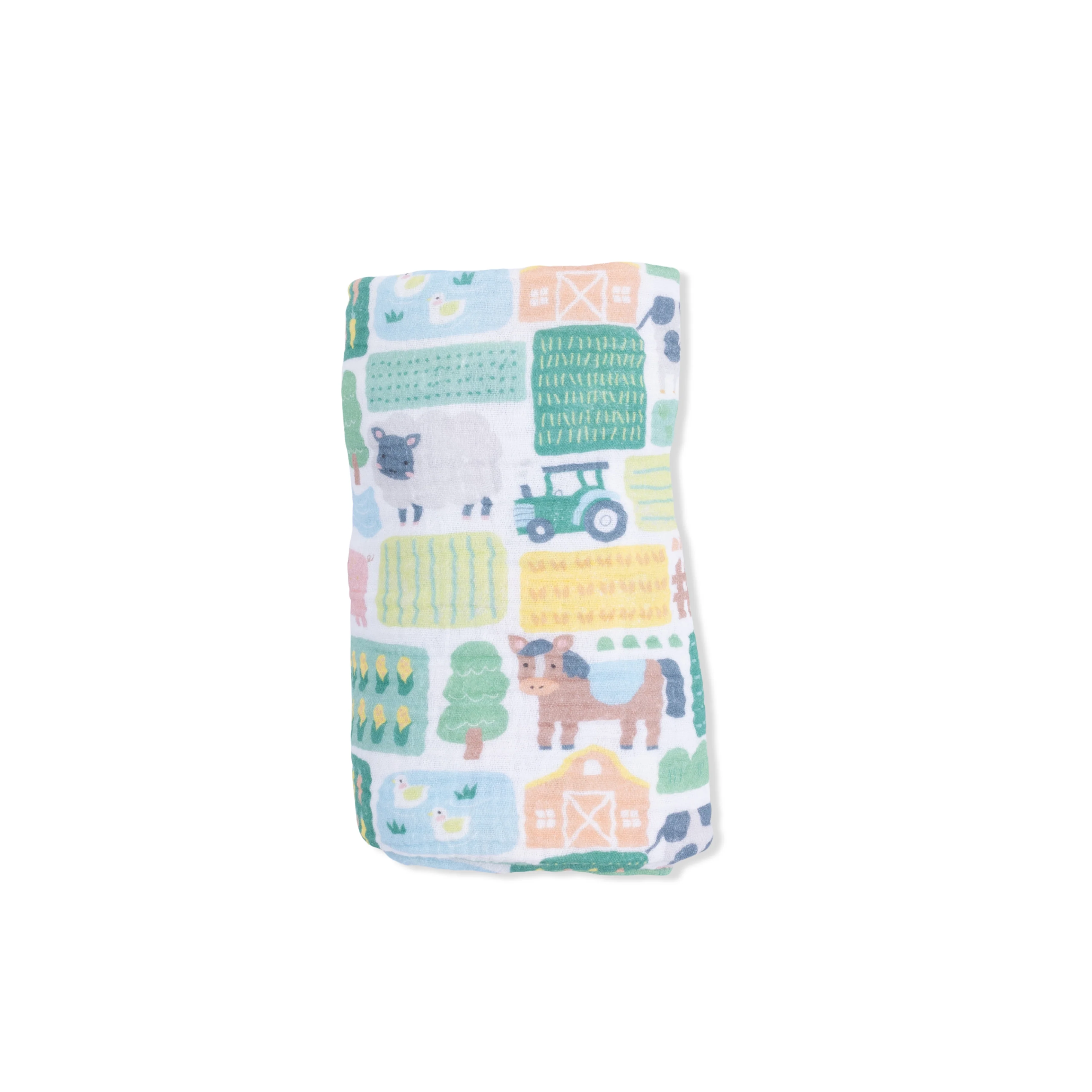 Patchwork Farm - Swaddle Blanket - Image 3