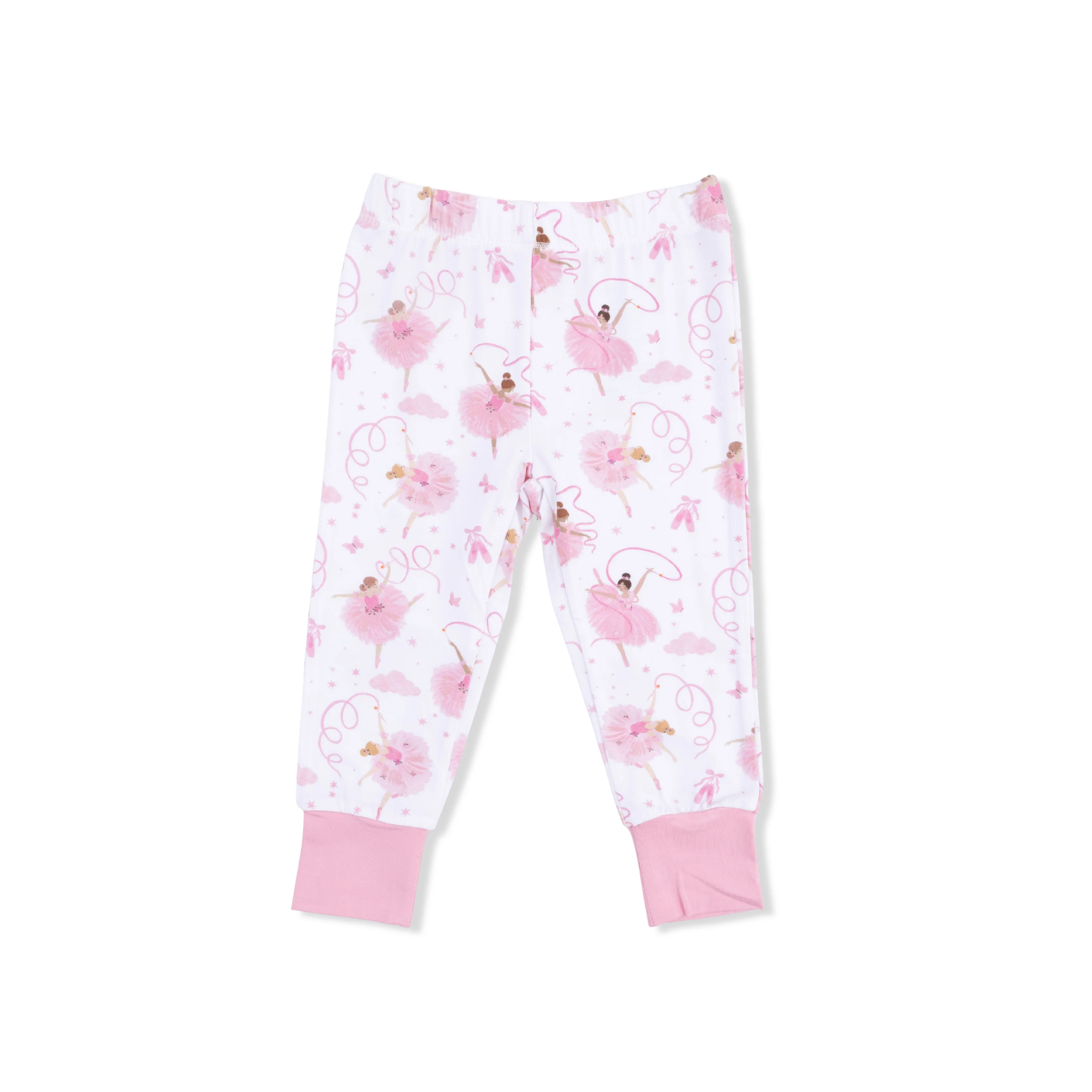 Ribbon Ballerinas - Short Sleeve Loungewear Set - Image 6