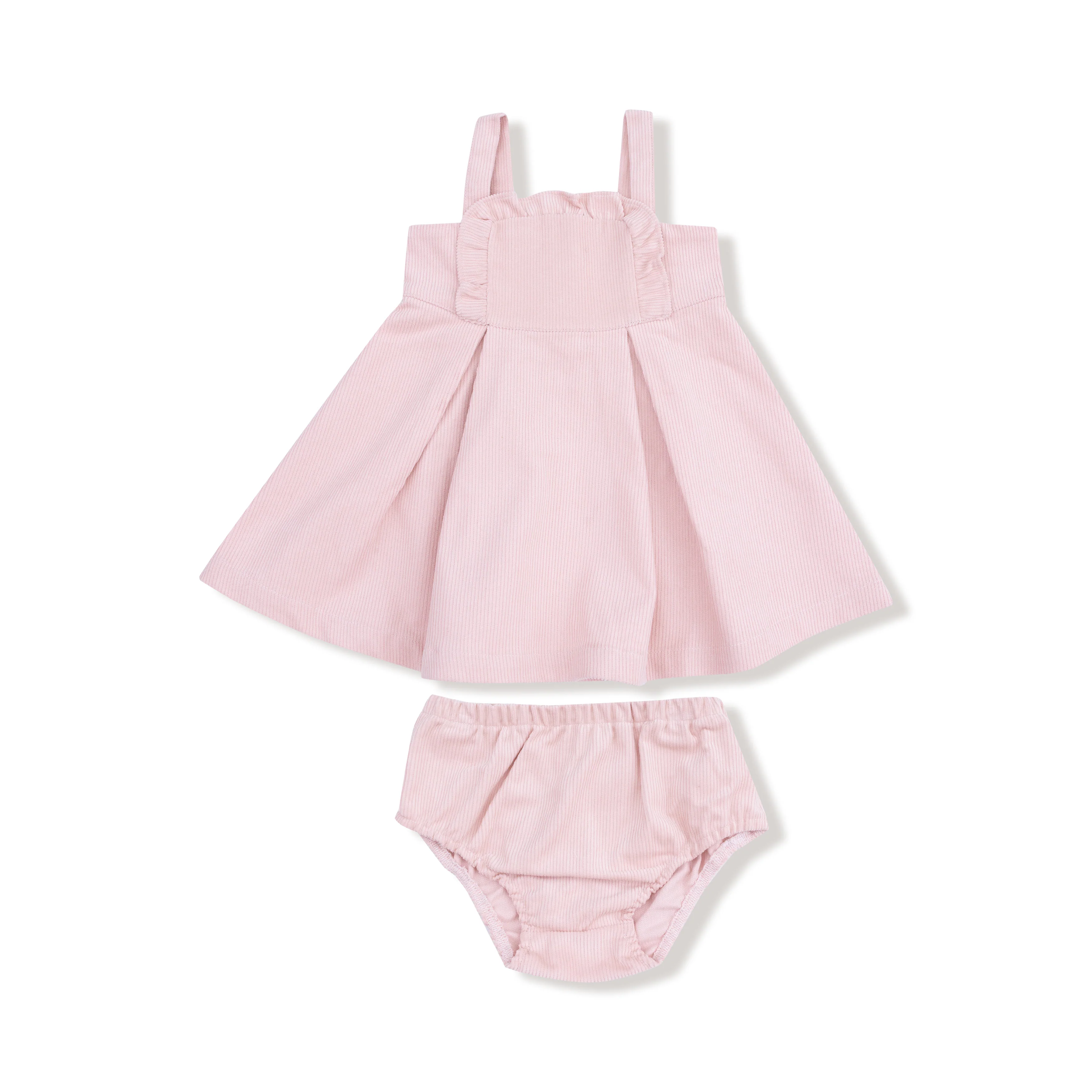 Veiled Pink - Ruffle Jumper with Diaper Cover - Image 3