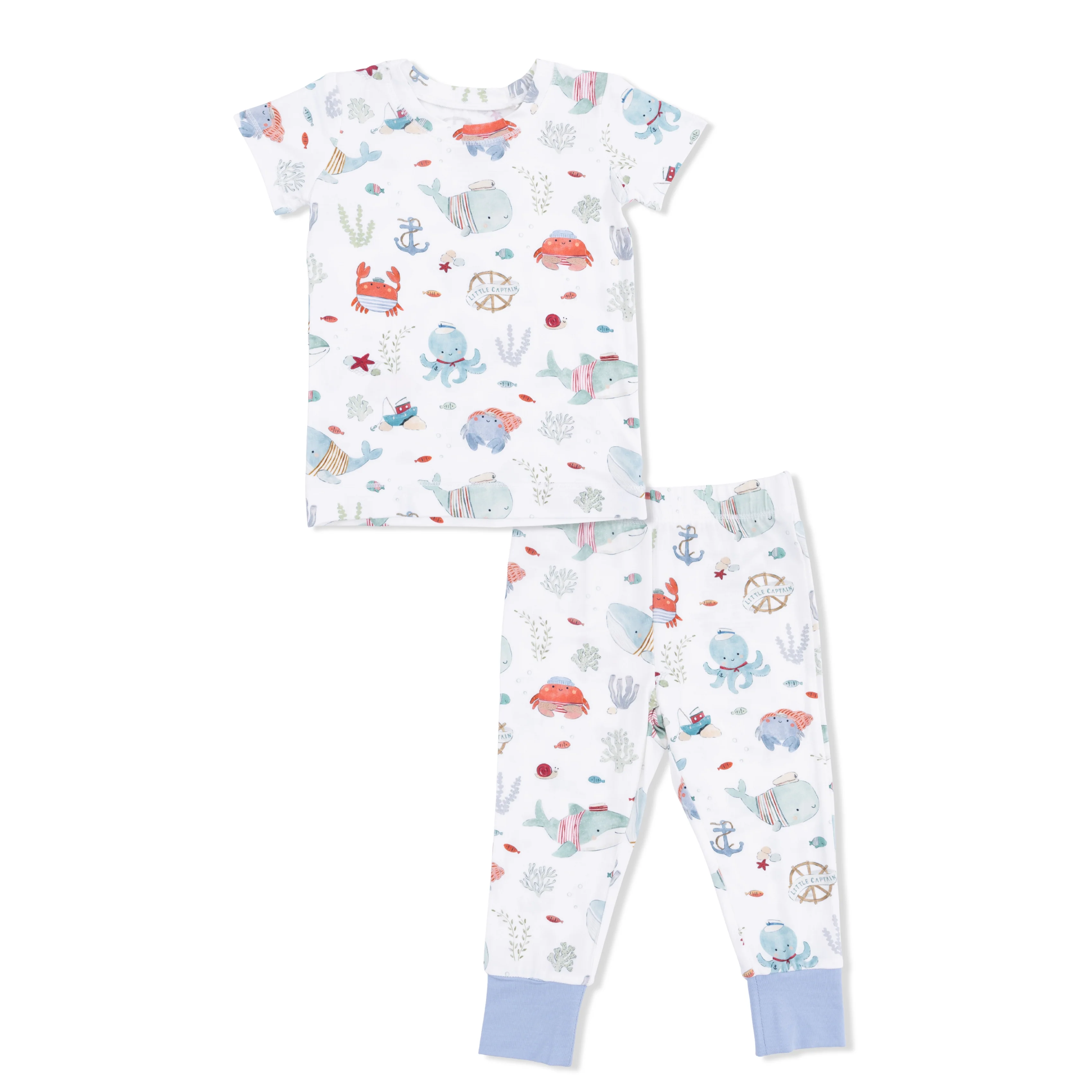 Sailor Sea Creatures - Short Sleeve Loungewear Set - Image 2